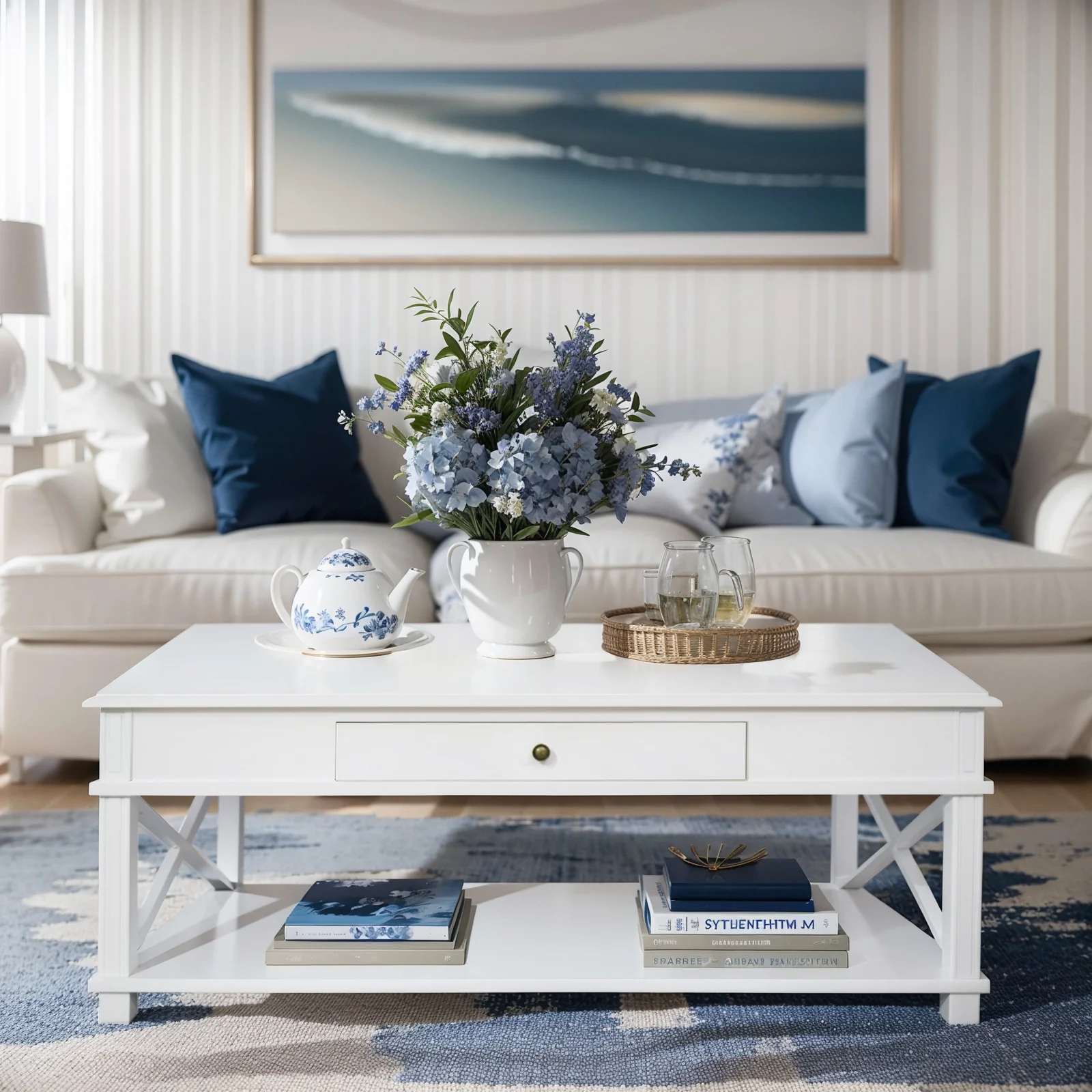 Hamptons Halifax Side Cross Coffee Table - Image 19