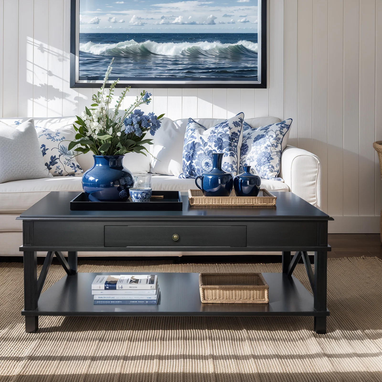 Hamptons Halifax Side Cross Coffee Table - Image 30