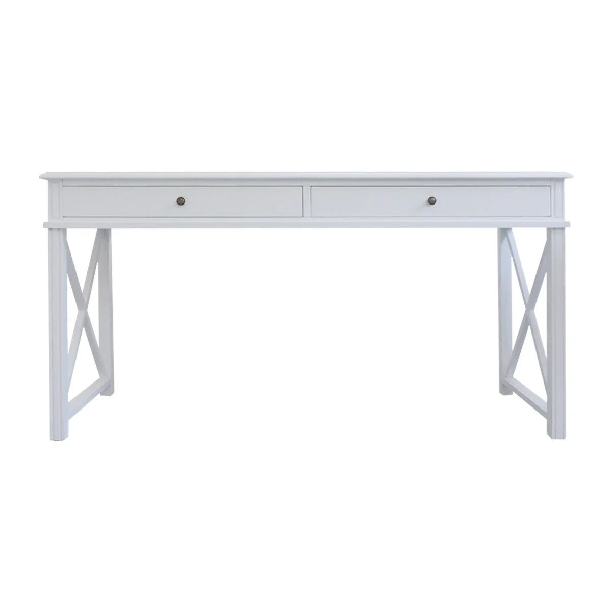 Hamptons Halifax Side Cross Console Hall Table / Study Desk - Image 14