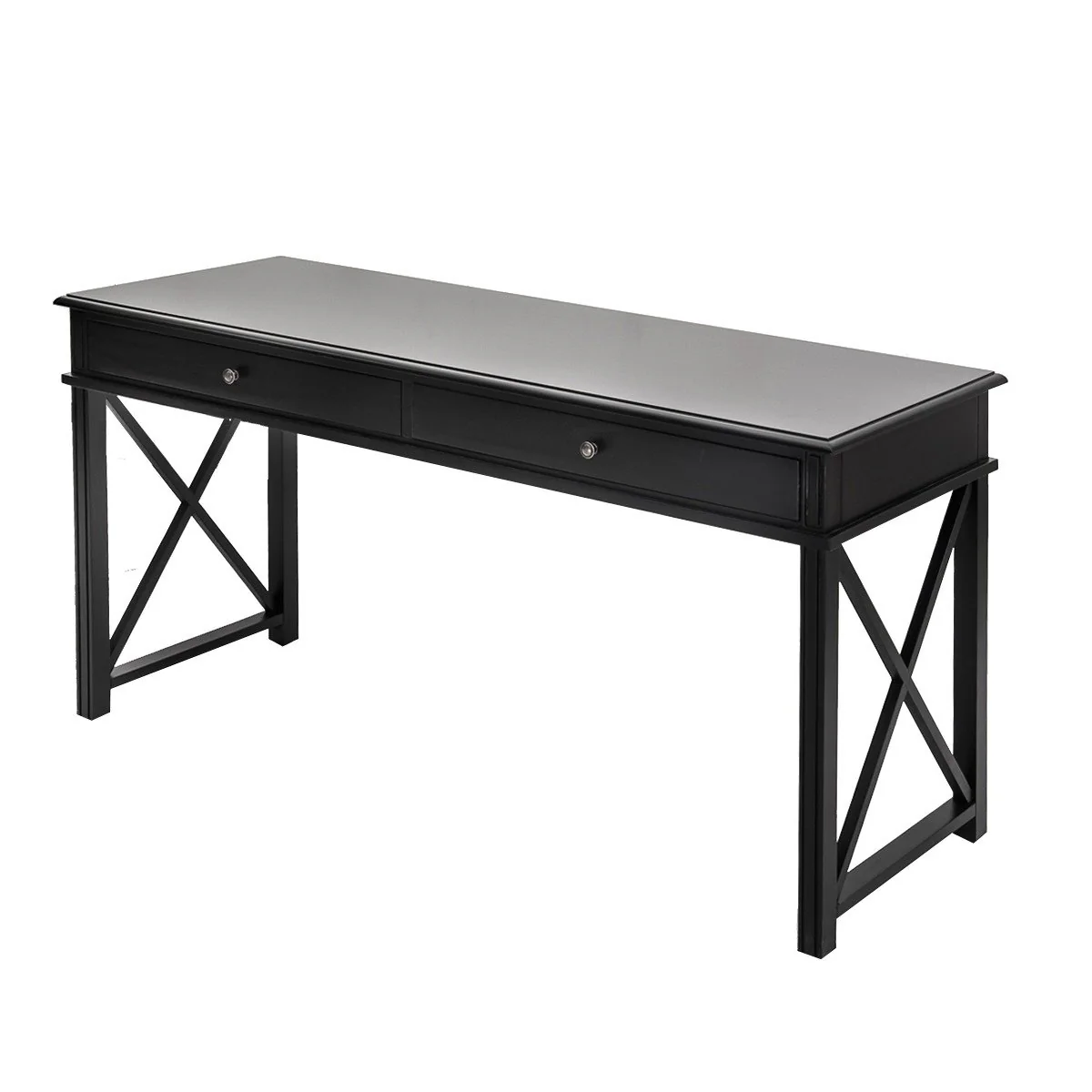 Hamptons Halifax Side Cross Console Hall Table / Study Desk - Image 27
