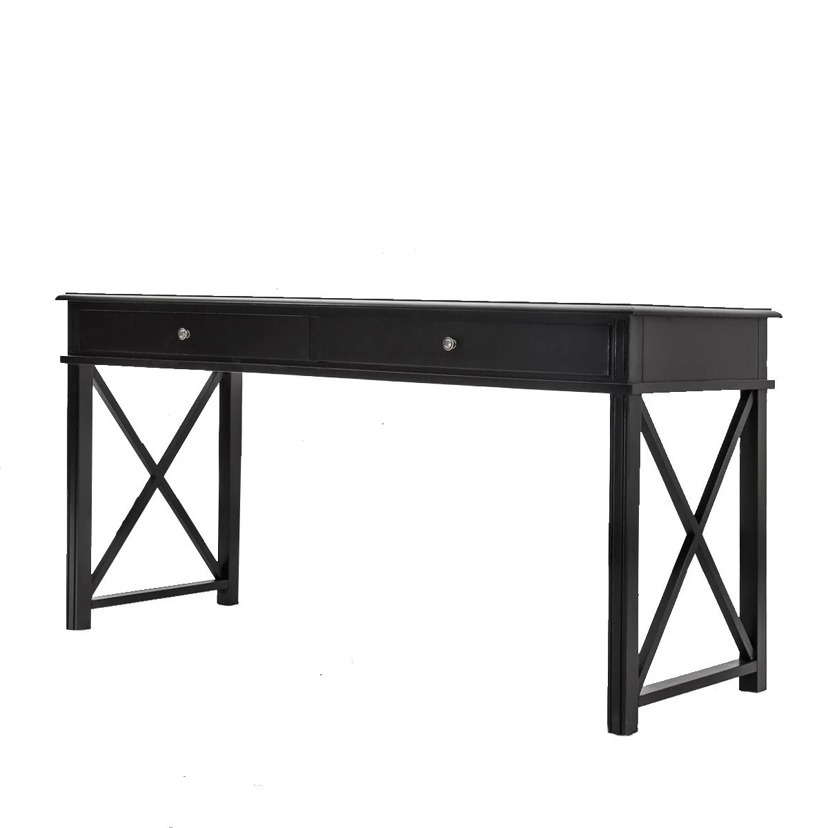 Hamptons Halifax Side Cross Console Hall Table / Study Desk - Image 28