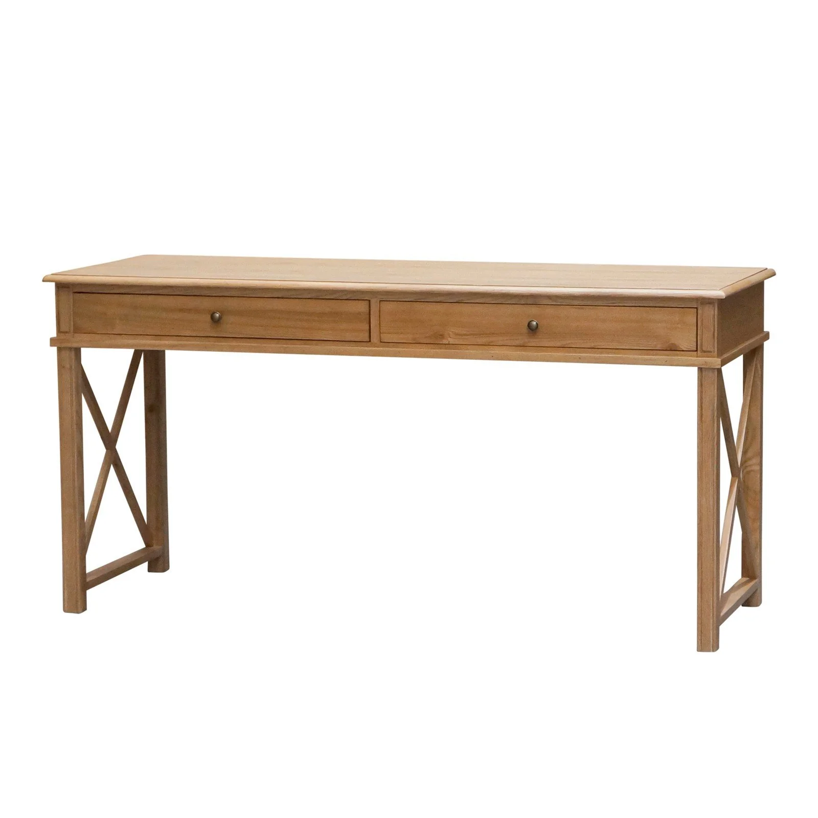 Hamptons Halifax Side Cross Console Hall Table / Study Desk - Image 3