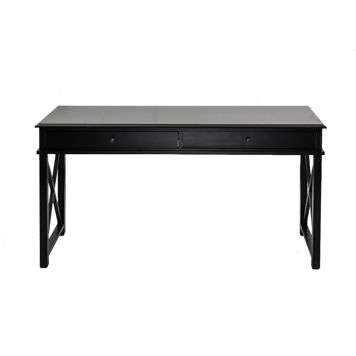 Hamptons Halifax Side Cross Console Hall Table / Study Desk - Image 31