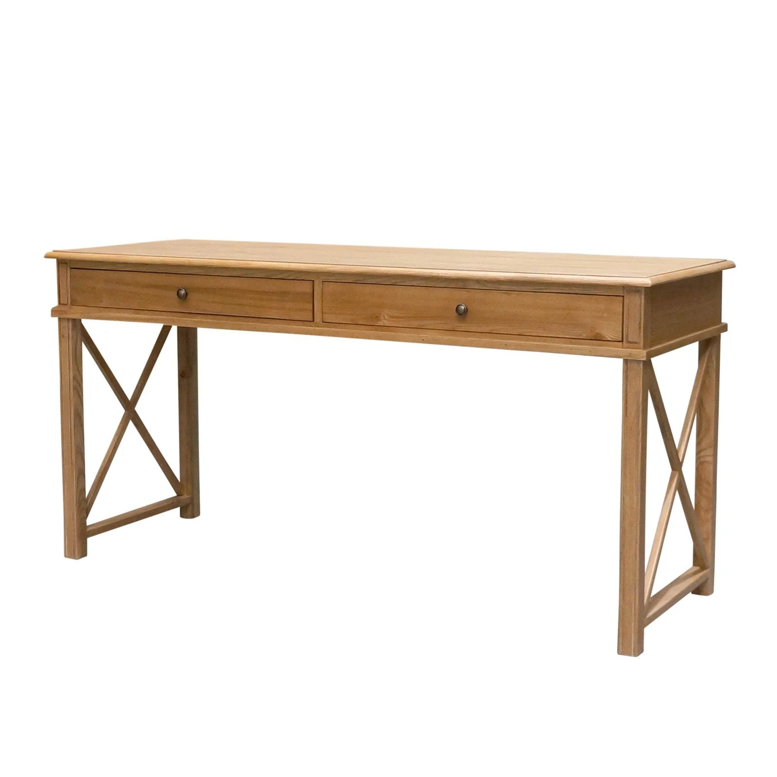 Hamptons Halifax Side Cross Console Hall Table / Study Desk - Image 4