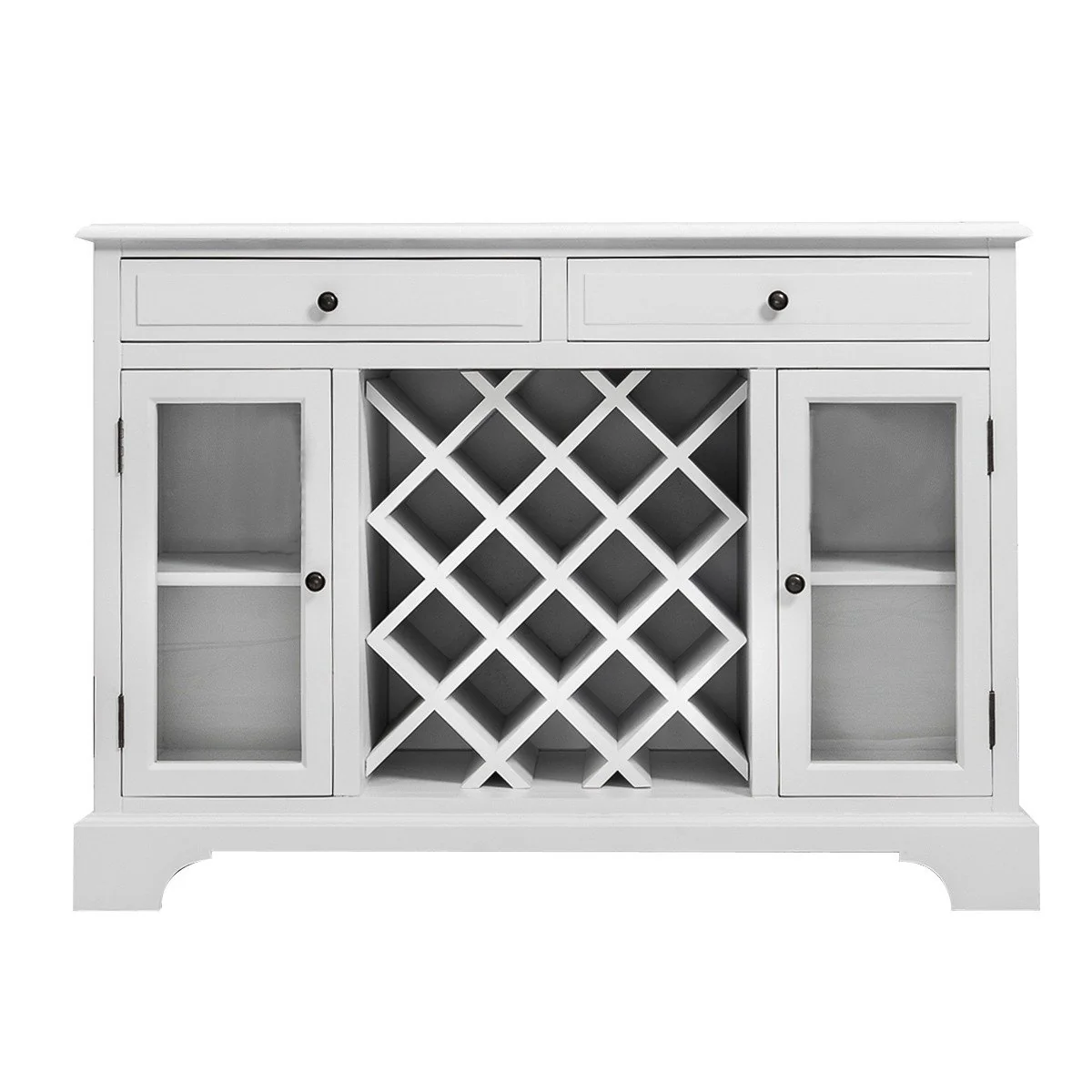 Hamptons Halifax Wine Rack Buffet Sideboard Cabinet - Image 3