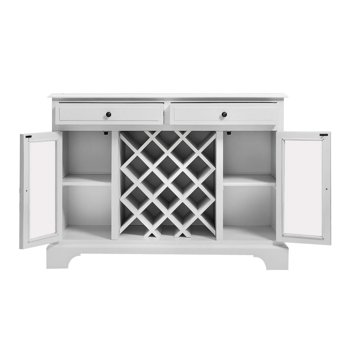 Hamptons Halifax Wine Rack Buffet Sideboard Cabinet - Image 7
