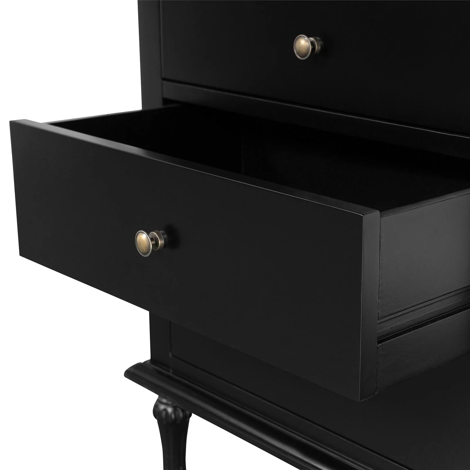Hamptons Heritage 3 Drawer Bedside Lamp Table - Image 15
