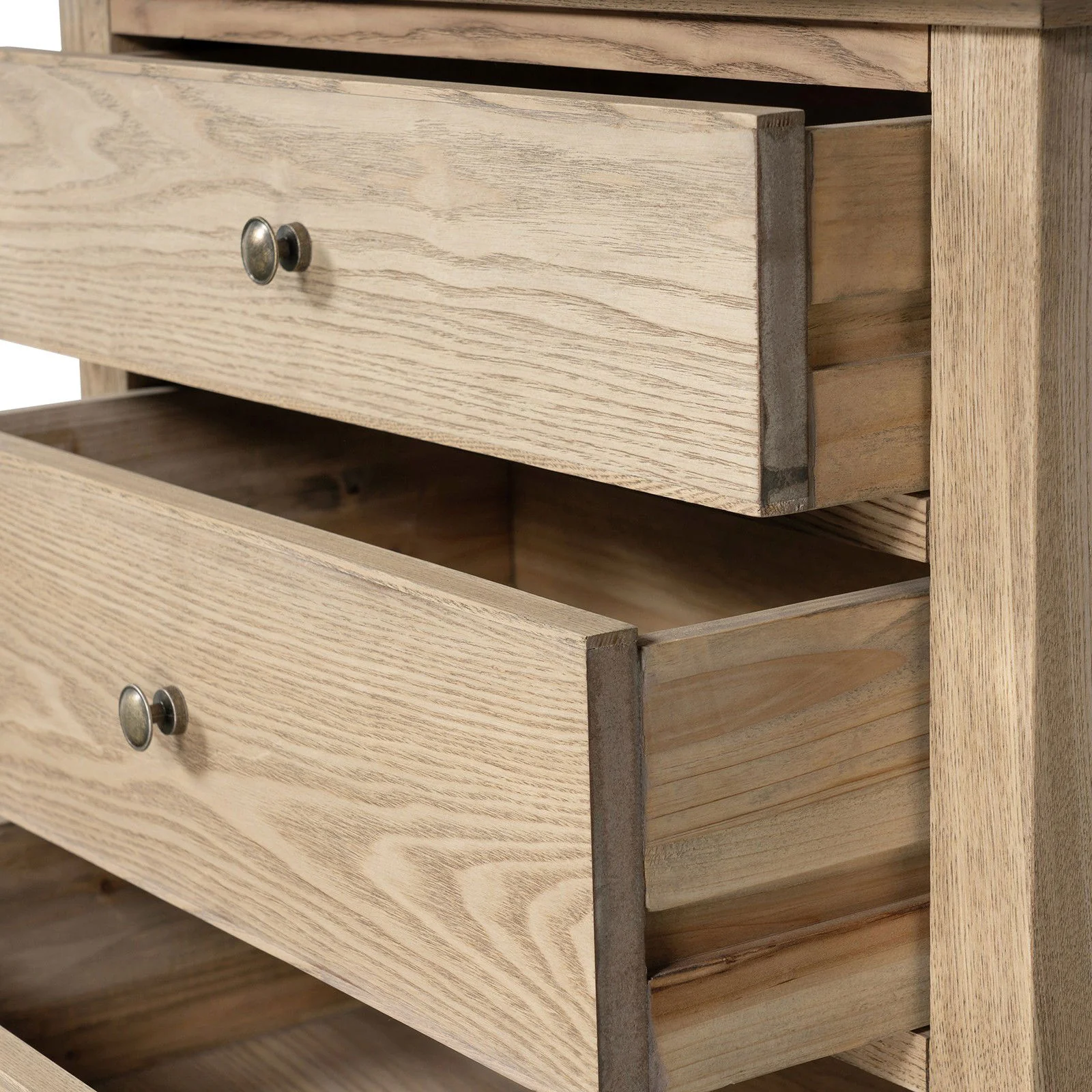 Hamptons Heritage 3 Drawer Bedside Lamp Table - Image 21