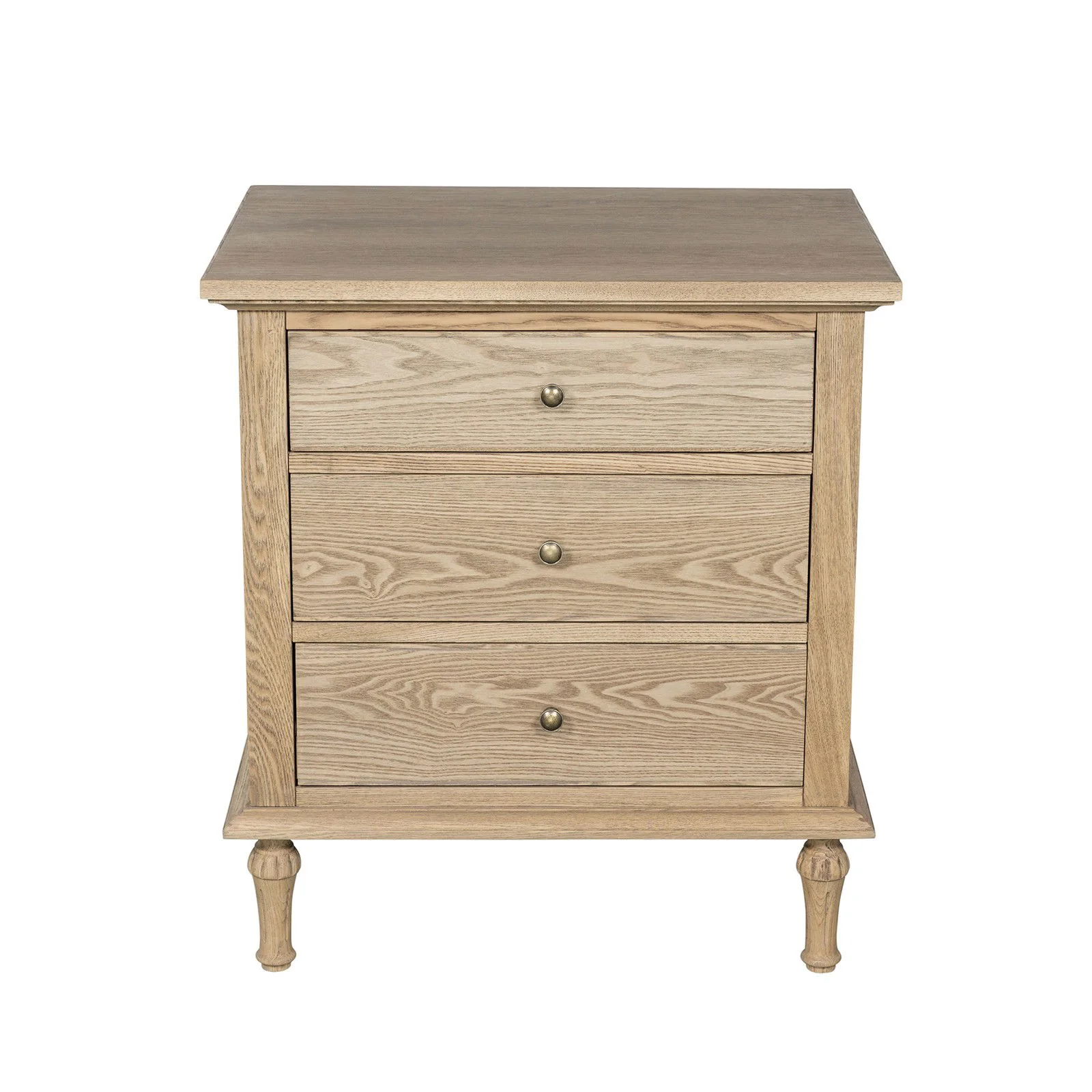 Hamptons Heritage 3 Drawer Bedside Lamp Table - Image 25