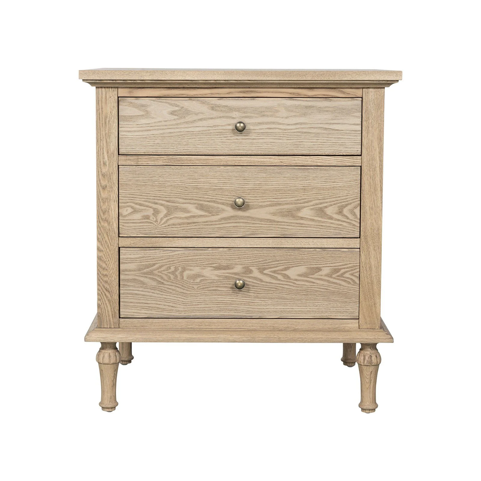 Hamptons Heritage 3 Drawer Bedside Lamp Table - Image 26