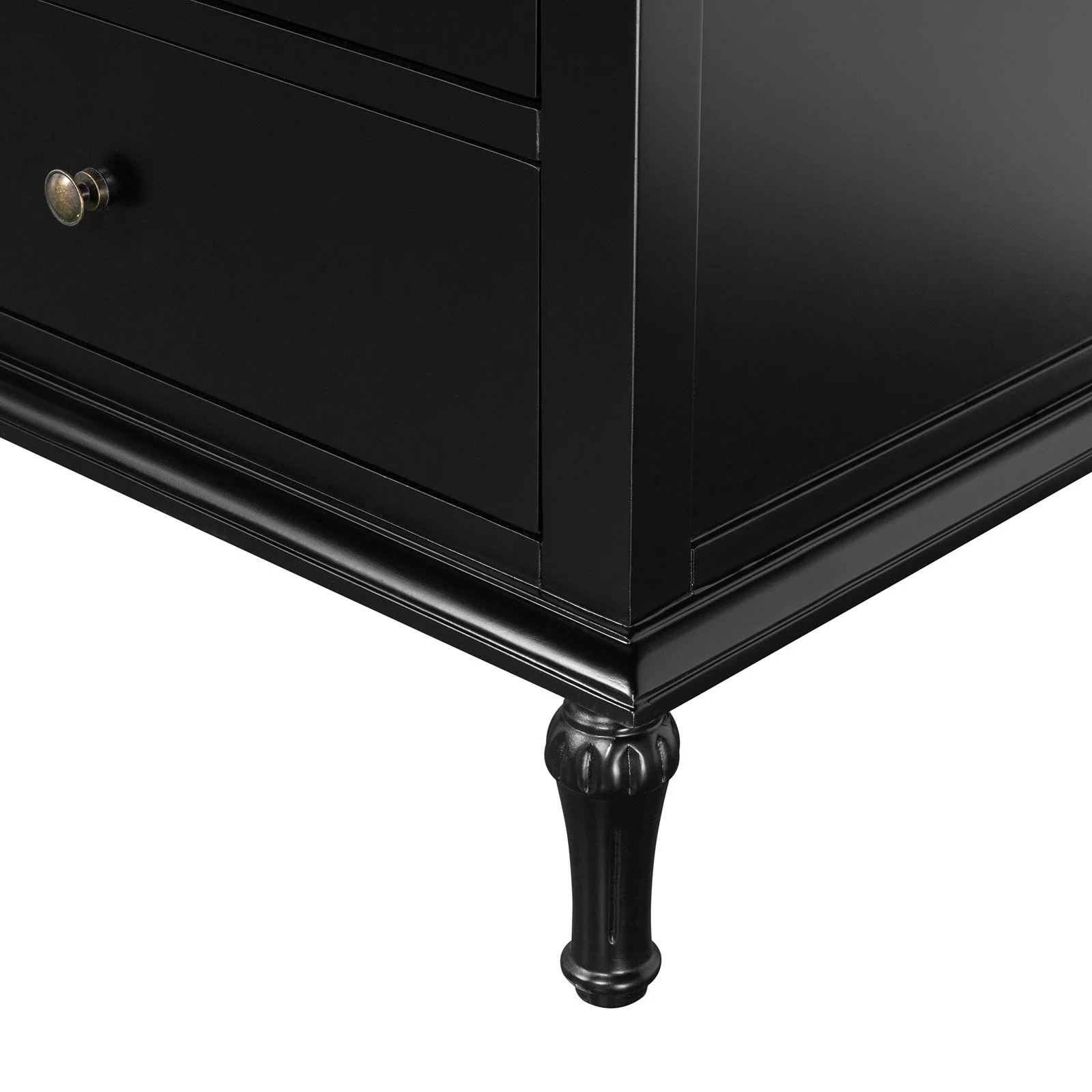 Hamptons Heritage 3 Drawer Bedside Lamp Table - Image 5