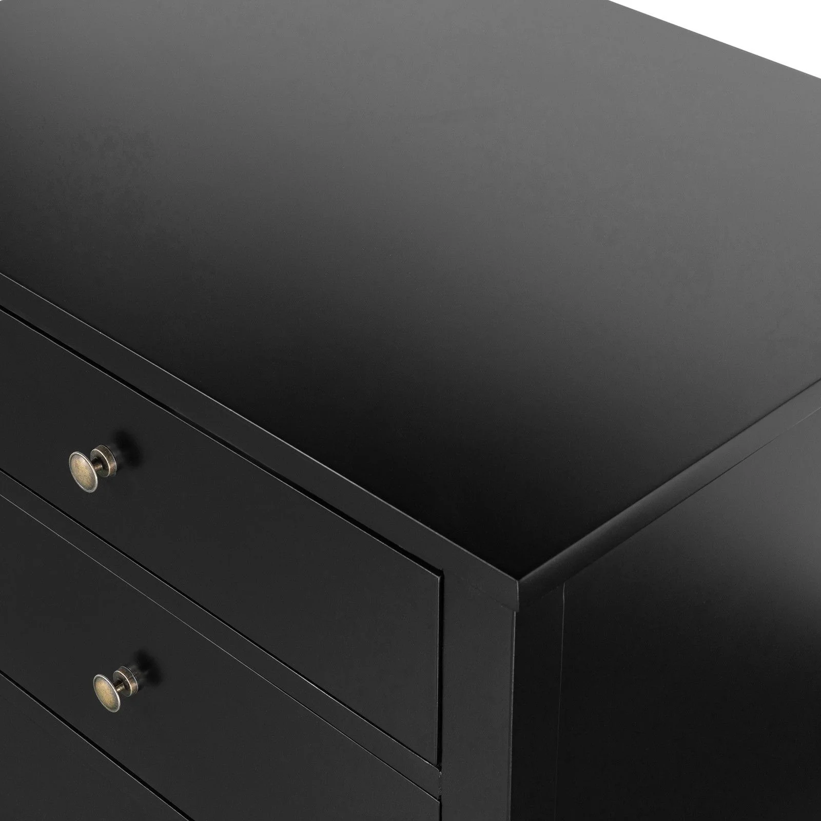 Hamptons Heritage 3 Drawer Bedside Lamp Table - Image 8