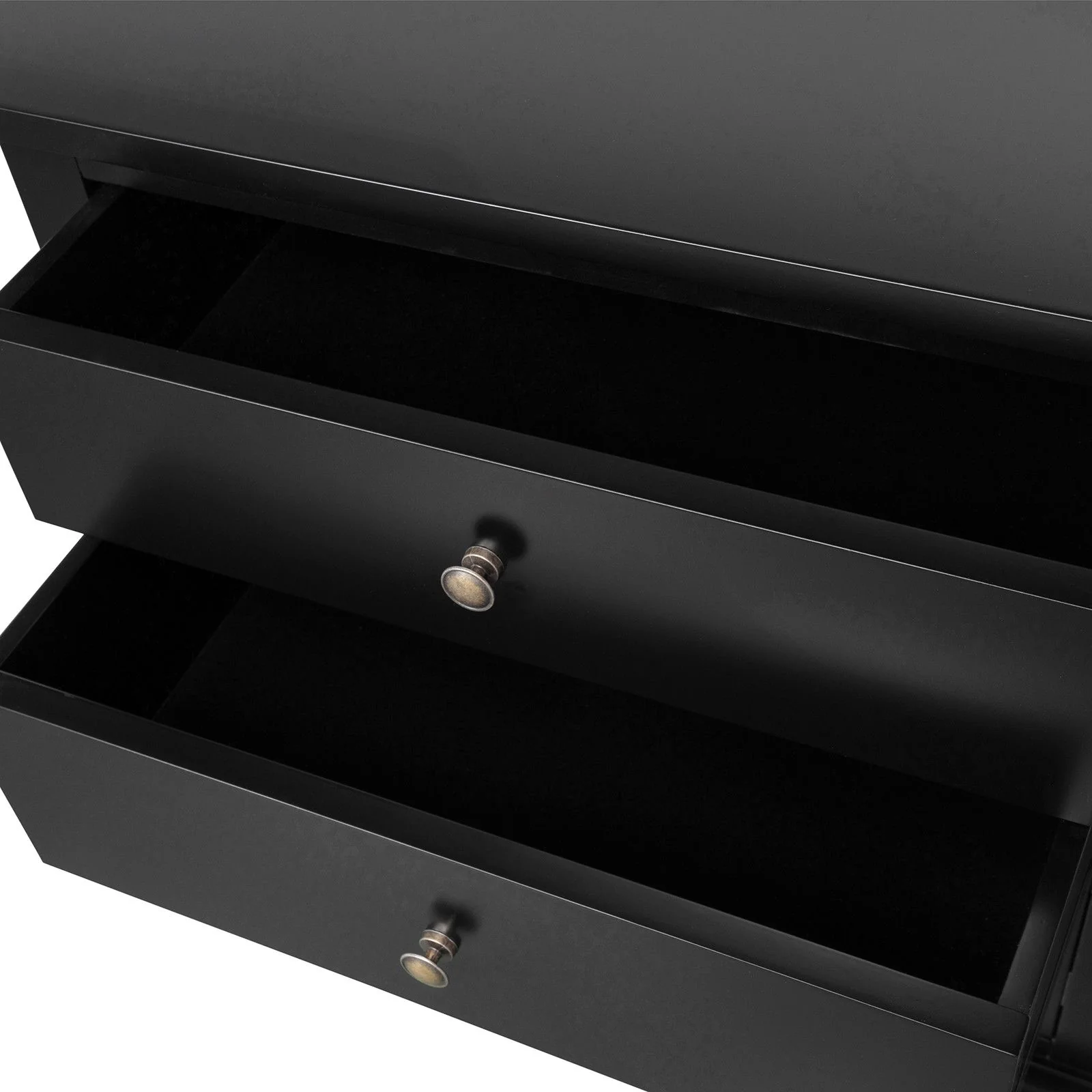 Hamptons Heritage 3 Drawer Bedside Lamp Table - Image 9