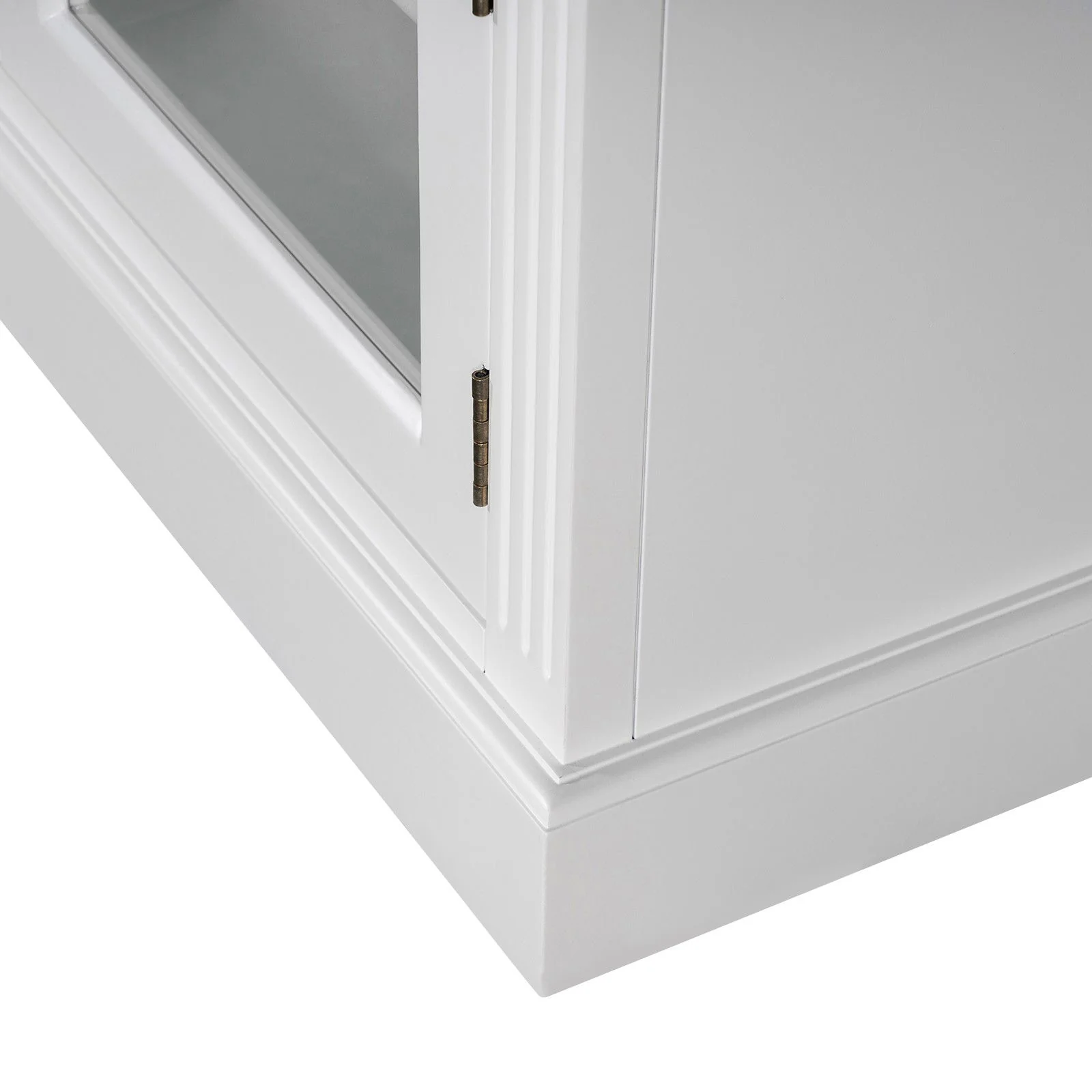 Hamptons Library Display Bookcase Cabinet with 2 Drawer - Image 15