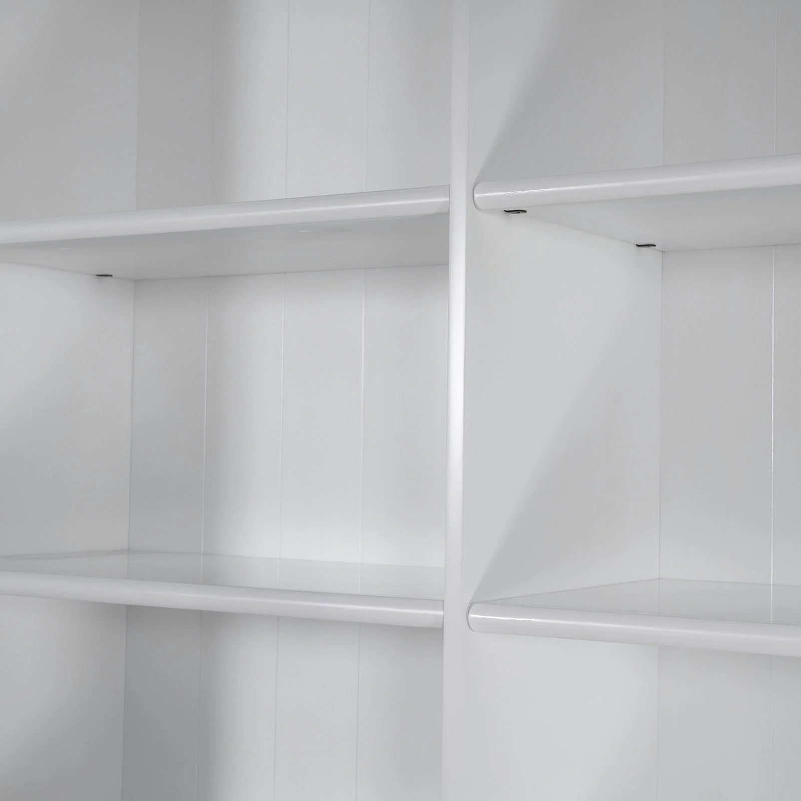 Hamptons Library Display Bookcase Cabinet with 2 Drawer - Image 7