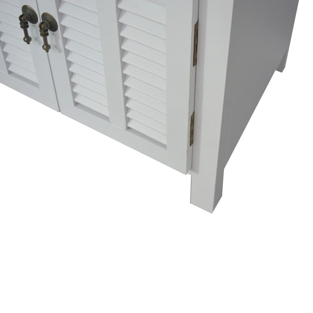 Hamptons Louvre 1 Drawer Bedside Table - Image 12