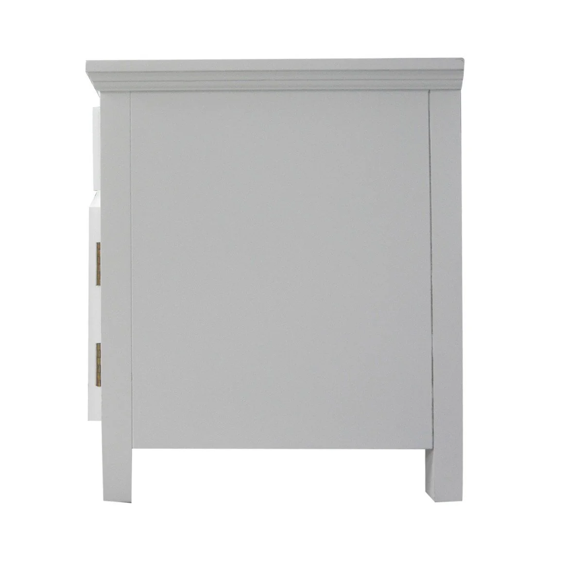 Hamptons Louvre 1 Drawer Bedside Table - Image 7