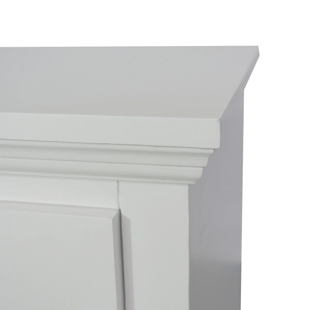 Hamptons Louvre 1 Drawer Bedside Table - Image 8
