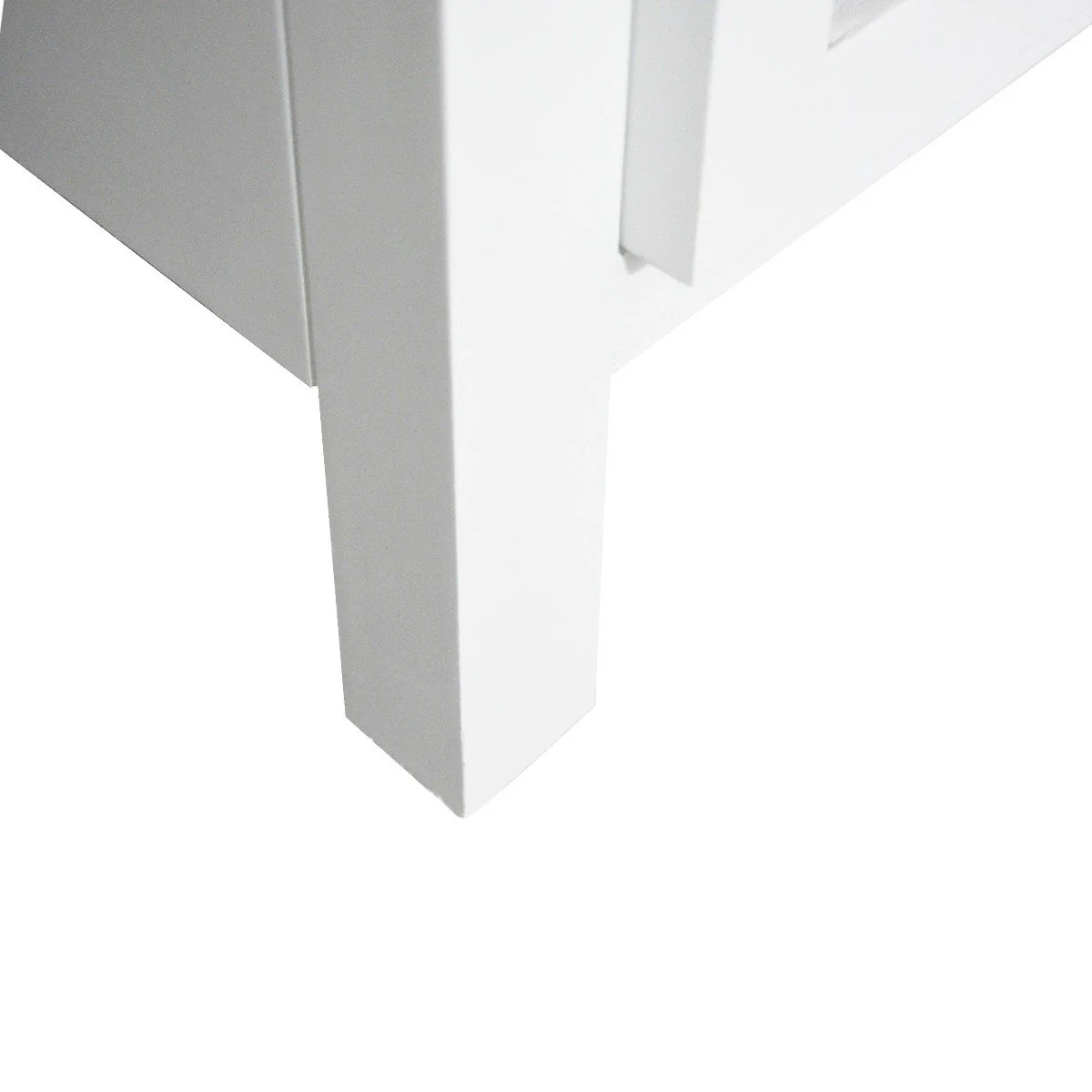 Hamptons Louvre 4 Door Hallway Sideboard Buffet Cabinet - Image 14