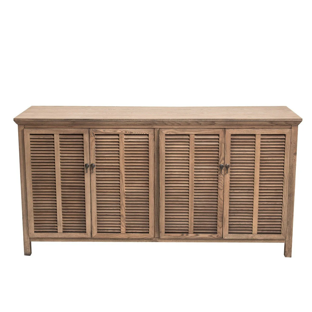 Hamptons Louvre 4 Door Hallway Sideboard Buffet Cabinet - Image 31