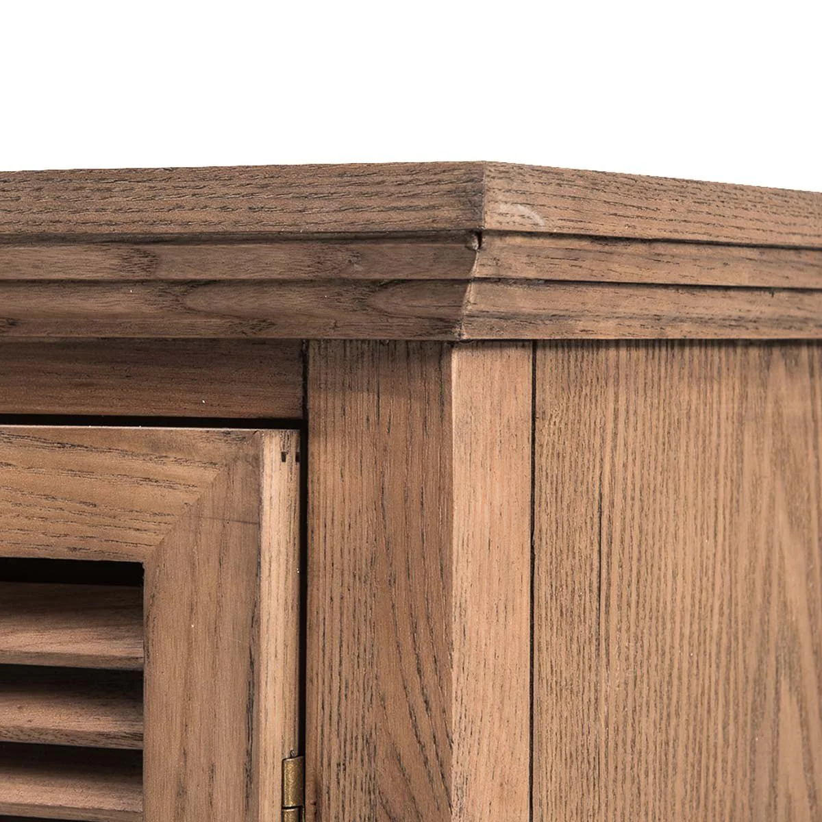 Hamptons Louvre 4 Door Hallway Sideboard Buffet Cabinet - Image 37