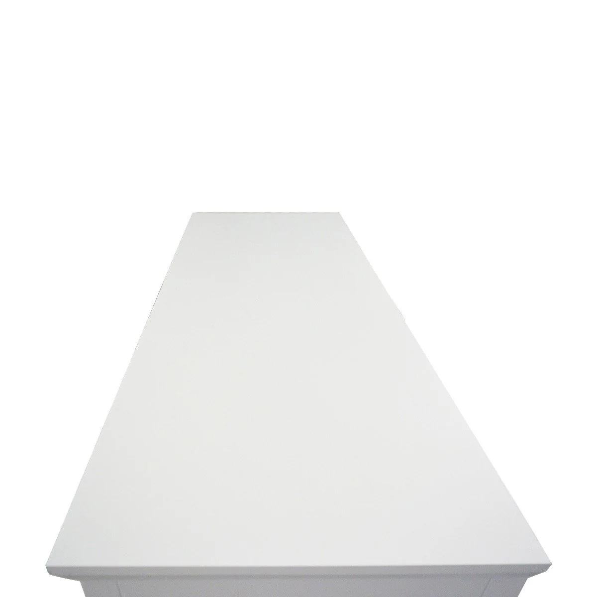Hamptons Louvre 4 Door Hallway Sideboard Buffet Cabinet - Image 6