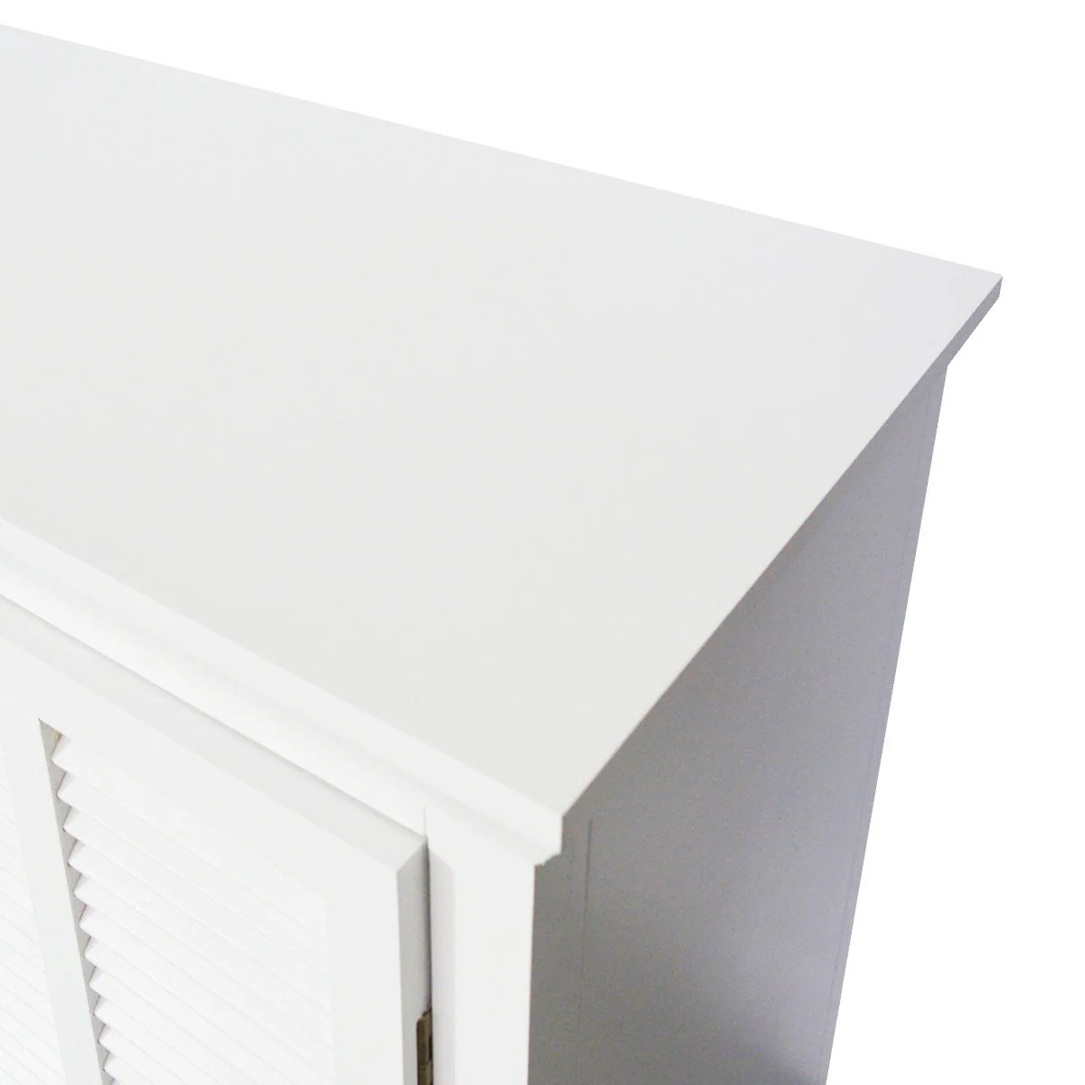 Hamptons Louvre 4 Door Hallway Sideboard Buffet Cabinet - Image 8