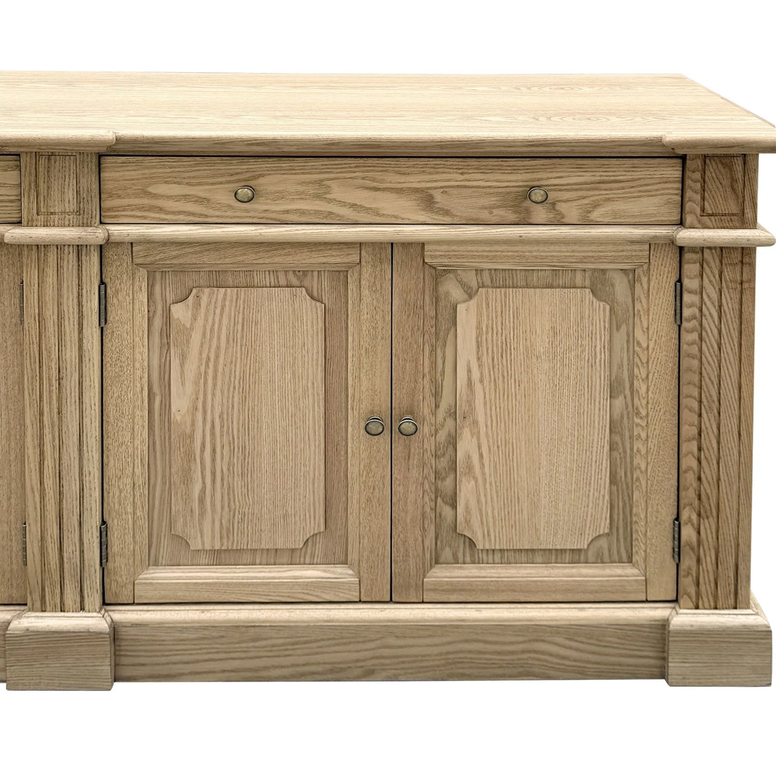 Harbourline Classic Hamptons Panelled Sideboard Buffet & Console Cabinet with 4 Doors & 2 Drawers - Image 23