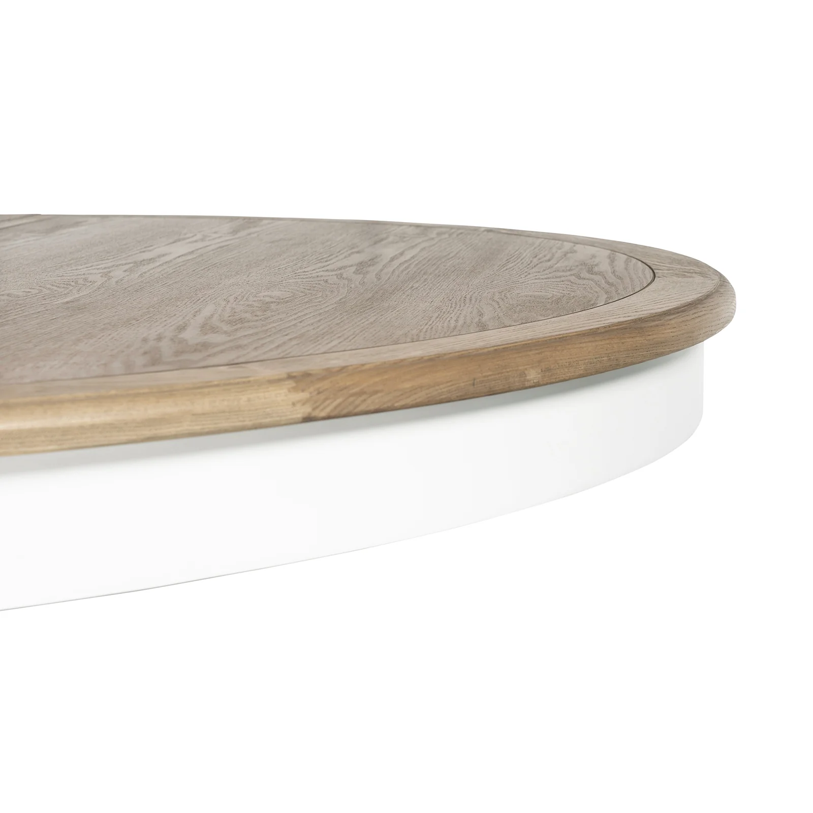 Hamptons Sorrento 150-190cm Round Extendable Trestle Dining Table - Image 14