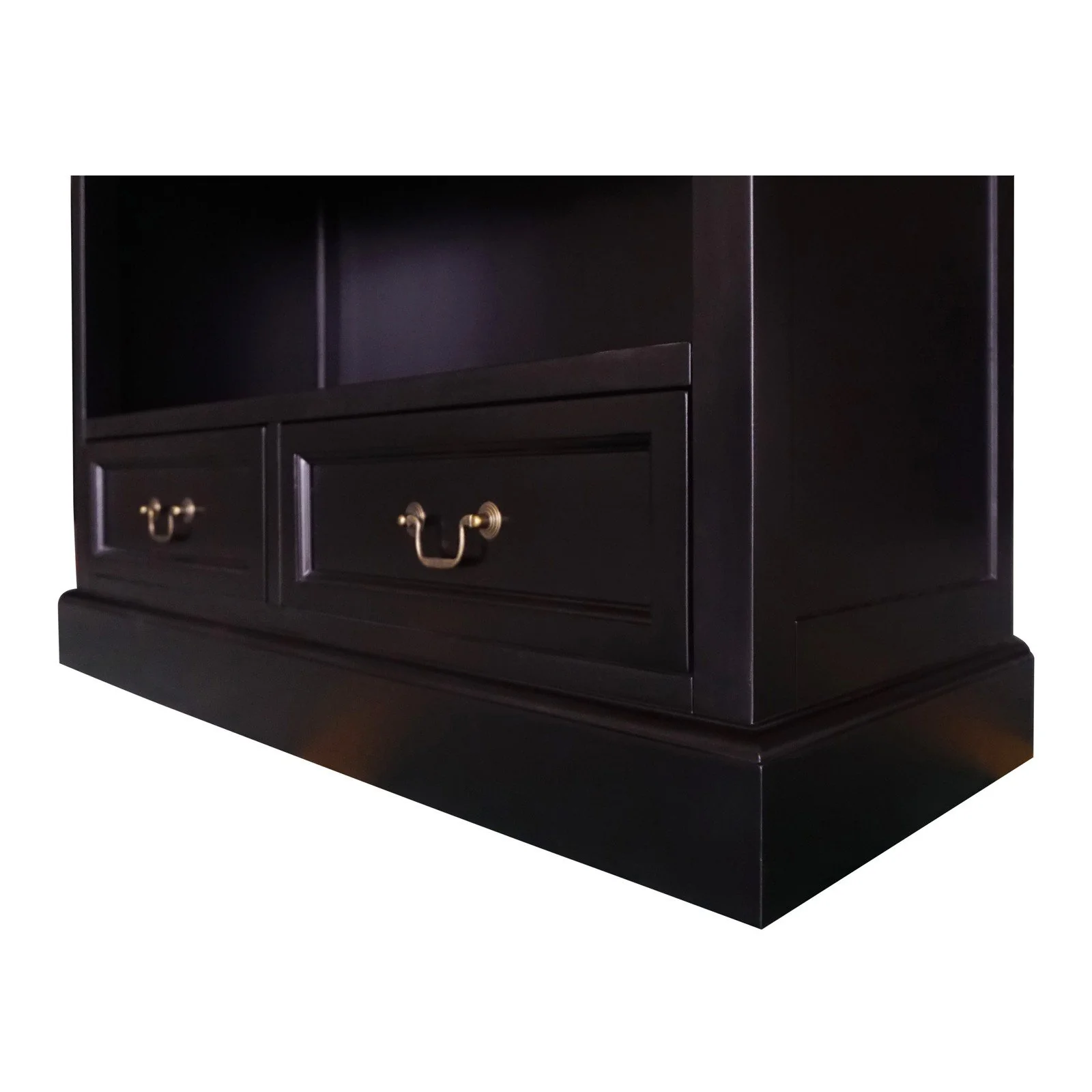 Hamptons Sorrento 2 Drawer Open Library Bookcase - Image 19