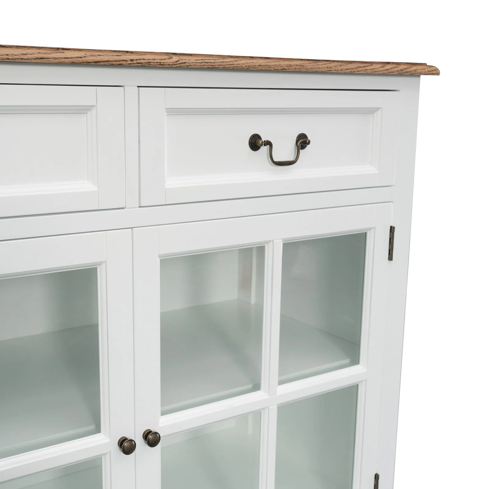 Hamptons Sorrento 2 Glass Door Small Sideboard Buffet - Image 16