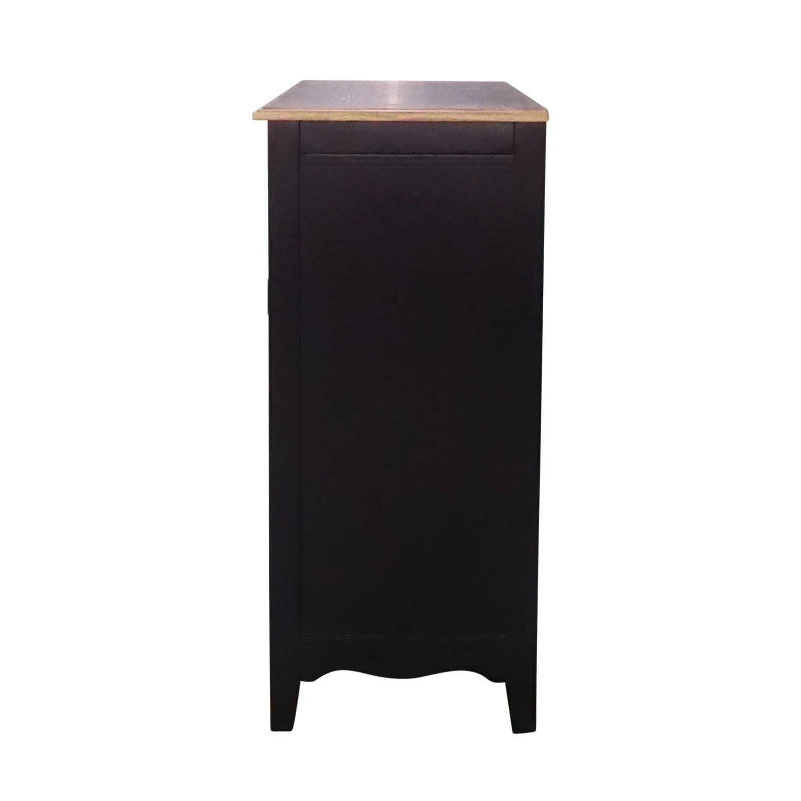 Hamptons Sorrento 2 Glass Door Small Sideboard Buffet - Image 5
