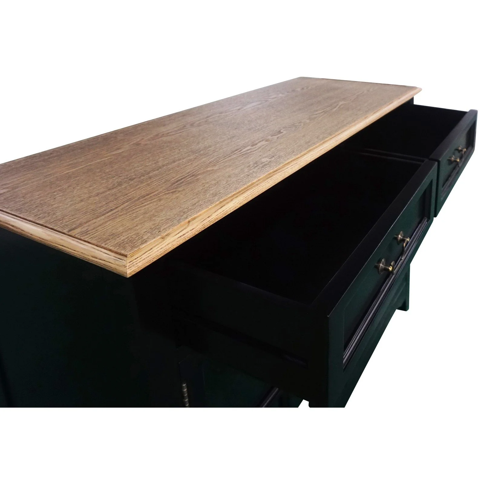 Hamptons Sorrento 2 Glass Door Small Sideboard Buffet - Image 7