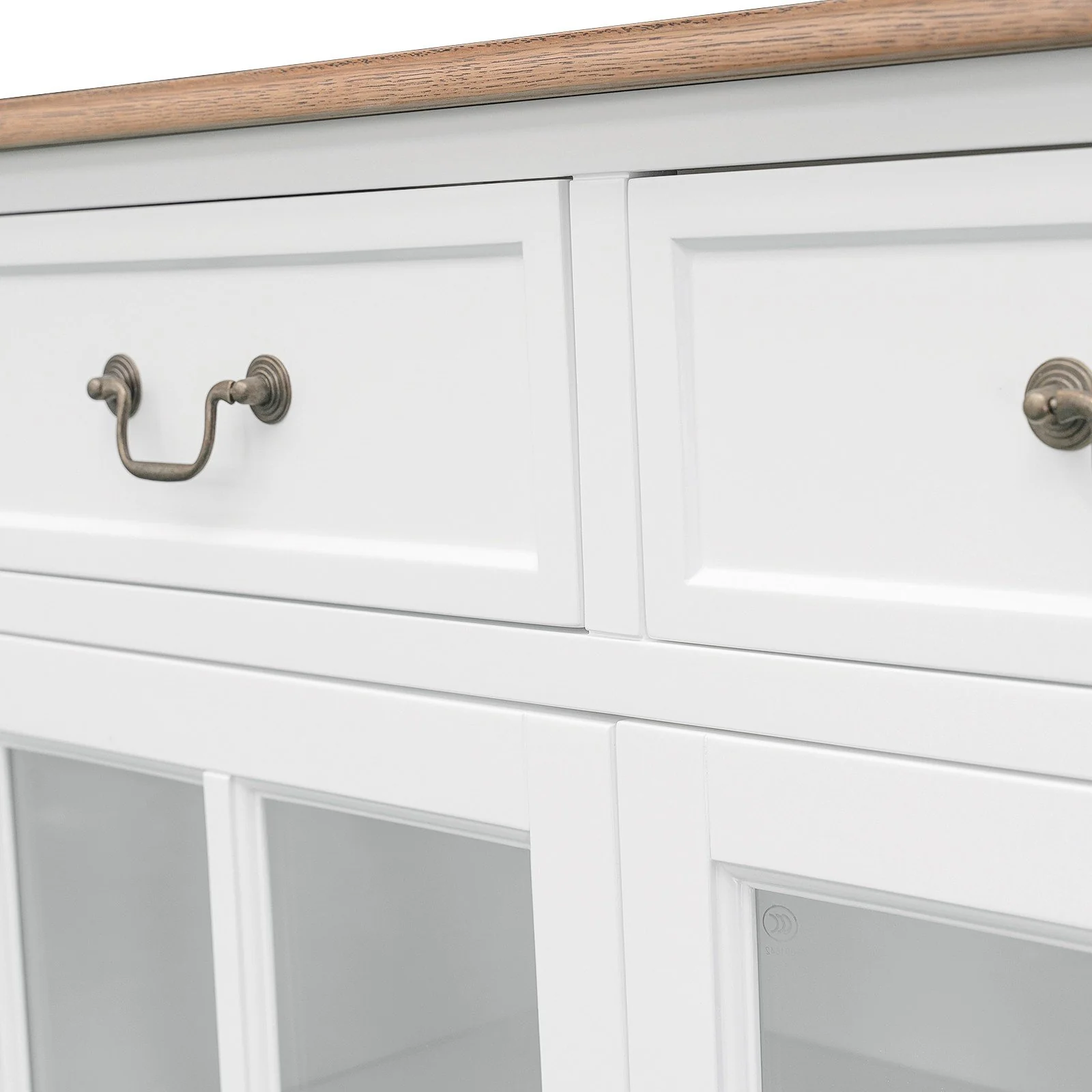 Hamptons Sorrento 4 Glass Door Sideboard Buffet - Image 17