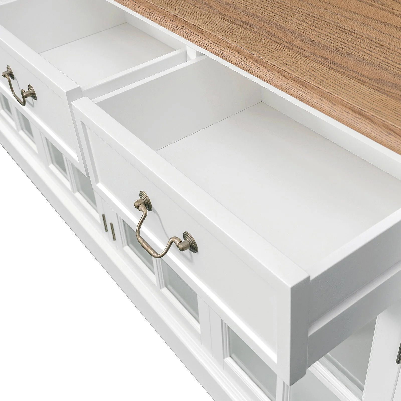 Hamptons Sorrento 4 Glass Door Sideboard Buffet - Image 19