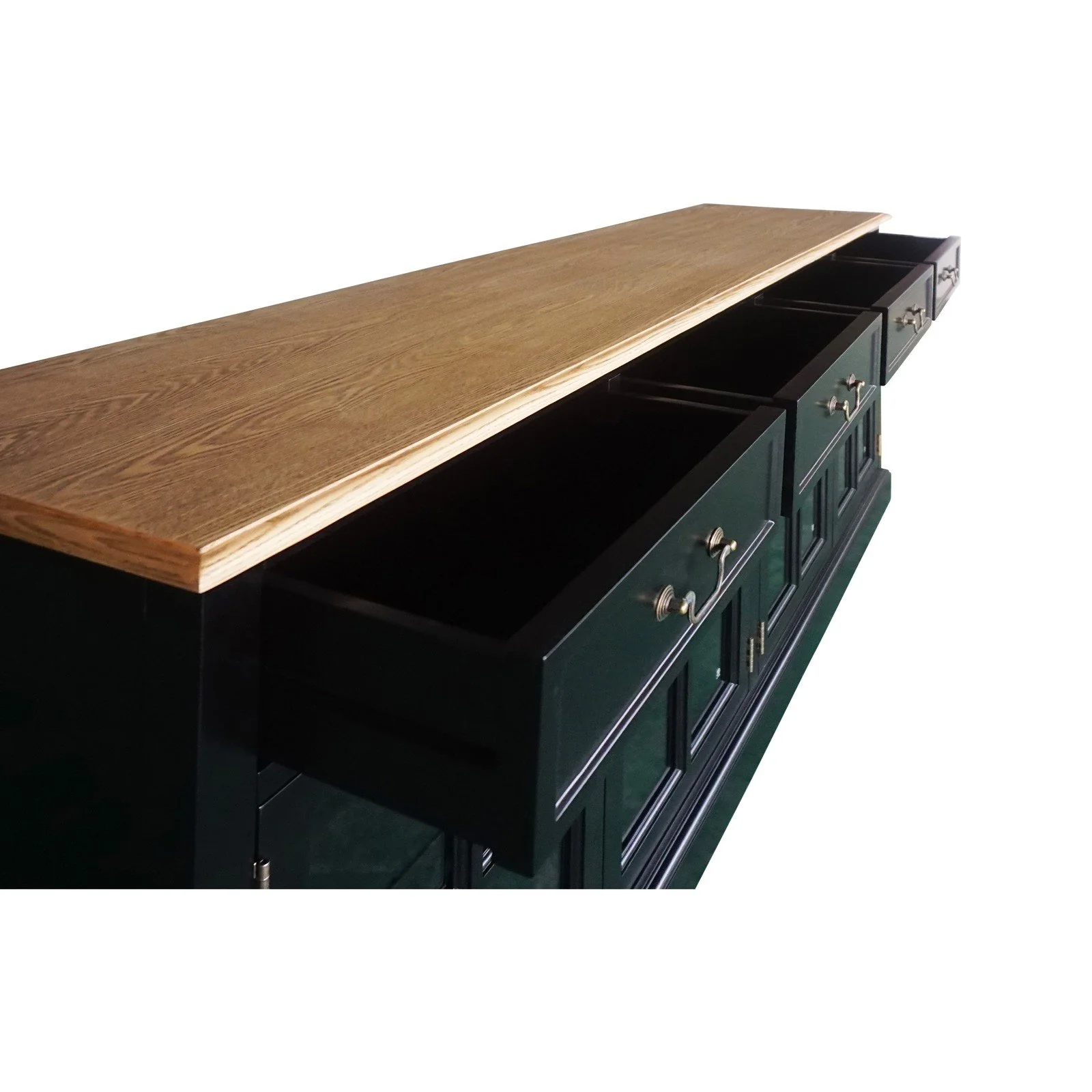 Hamptons Sorrento 4 Glass Door Sideboard Buffet - Image 8