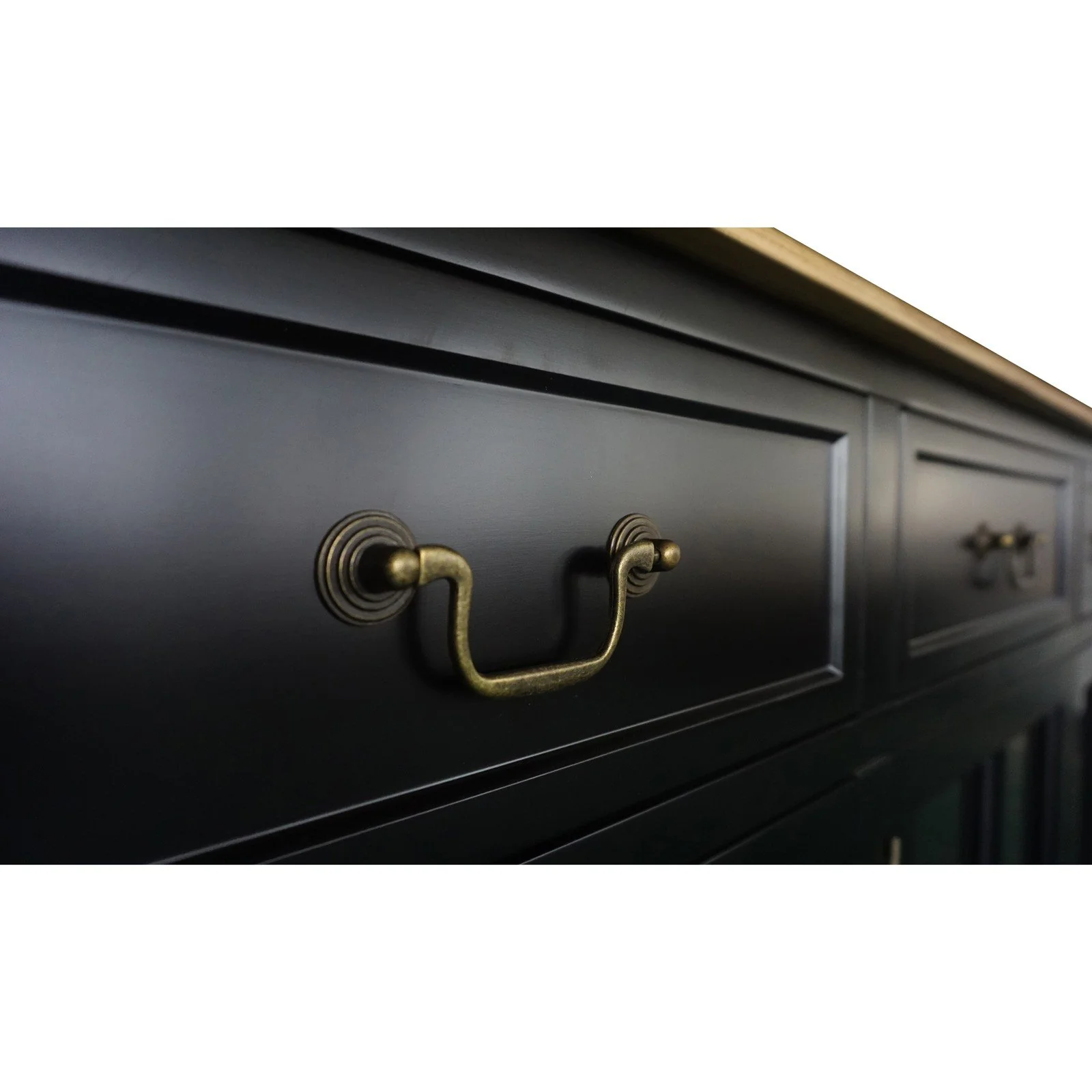 Hamptons Sorrento 4 Glass Door Sideboard Buffet - Image 9