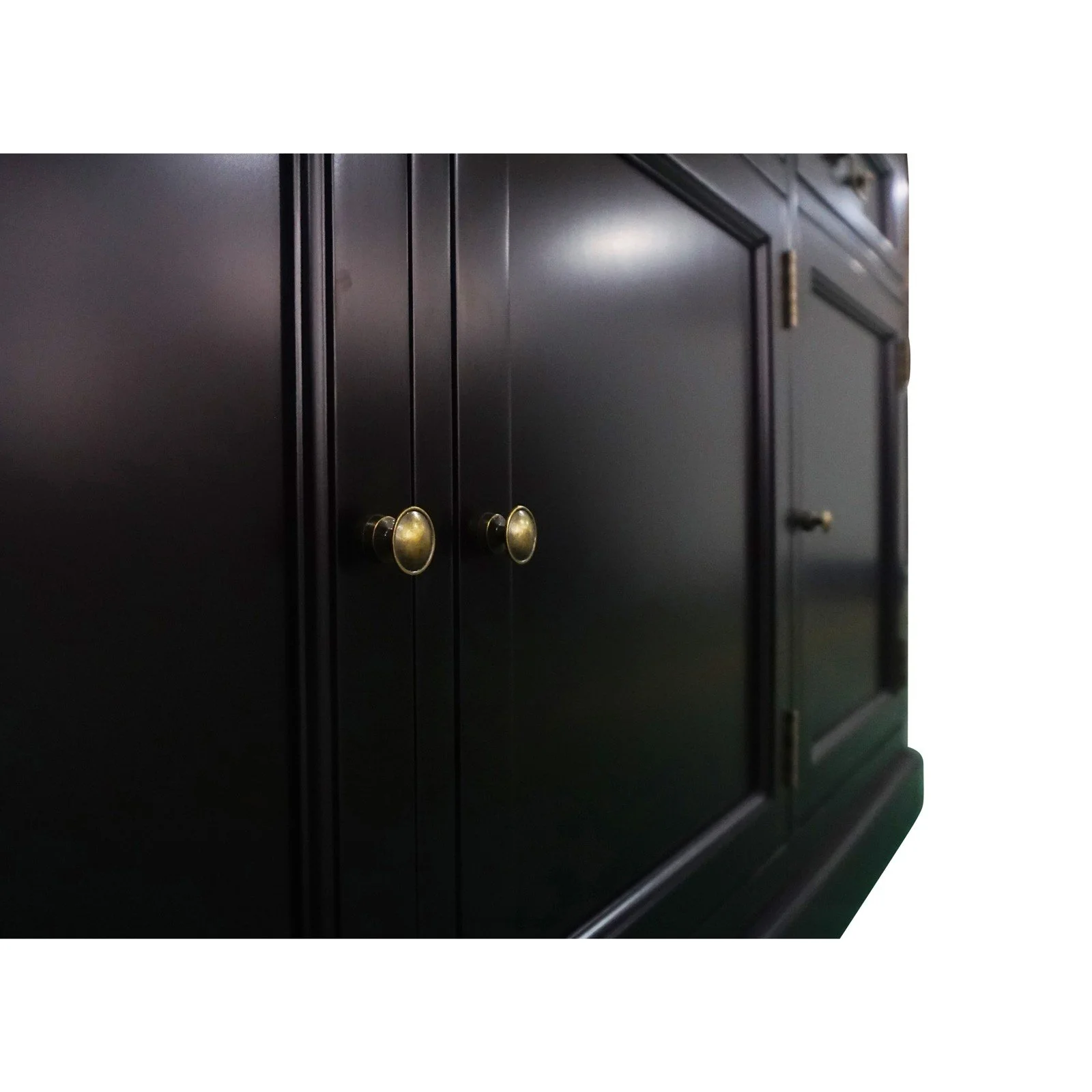 Hamptons Sorrento Buffet and Hutch Glass Display Bookcase - Image 21