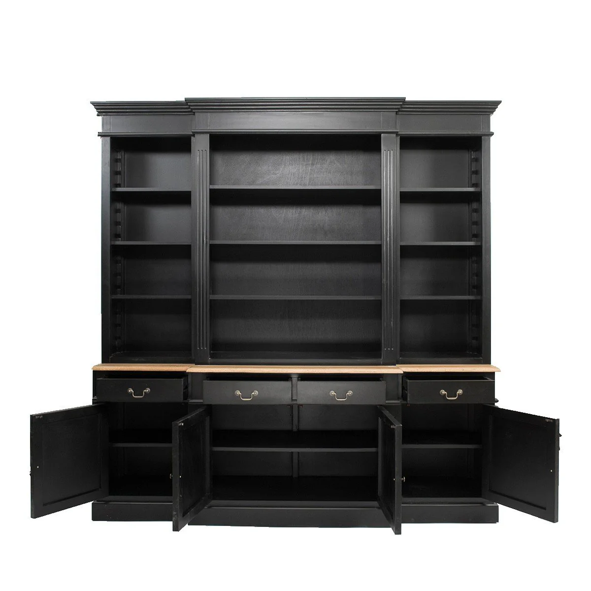 Hamptons Sorrento Buffet and Hutch Sideboard Bookcase Cabinet - Image 18