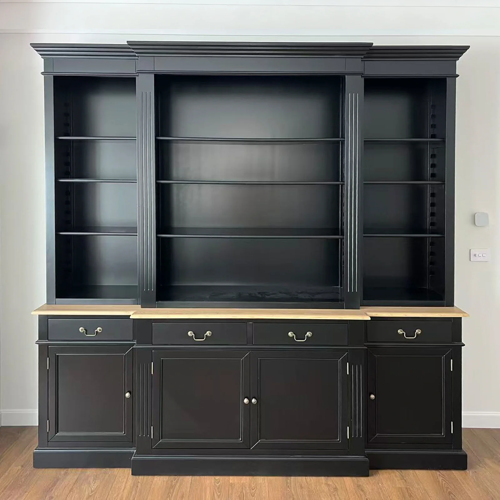 Hamptons Sorrento Buffet and Hutch Sideboard Bookcase Cabinet - Image 34