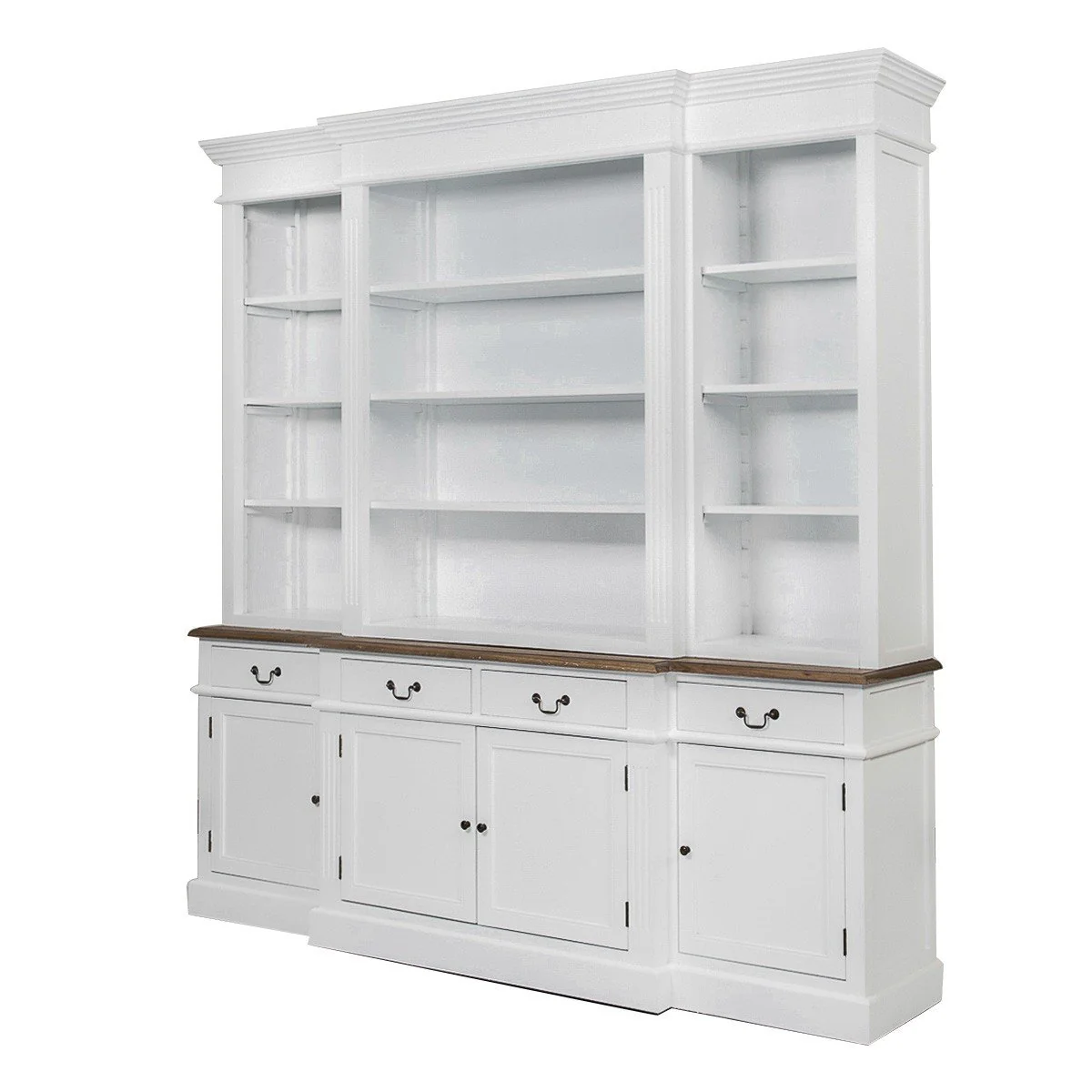 Hamptons Sorrento Buffet and Hutch Sideboard Bookcase Cabinet - Image 5
