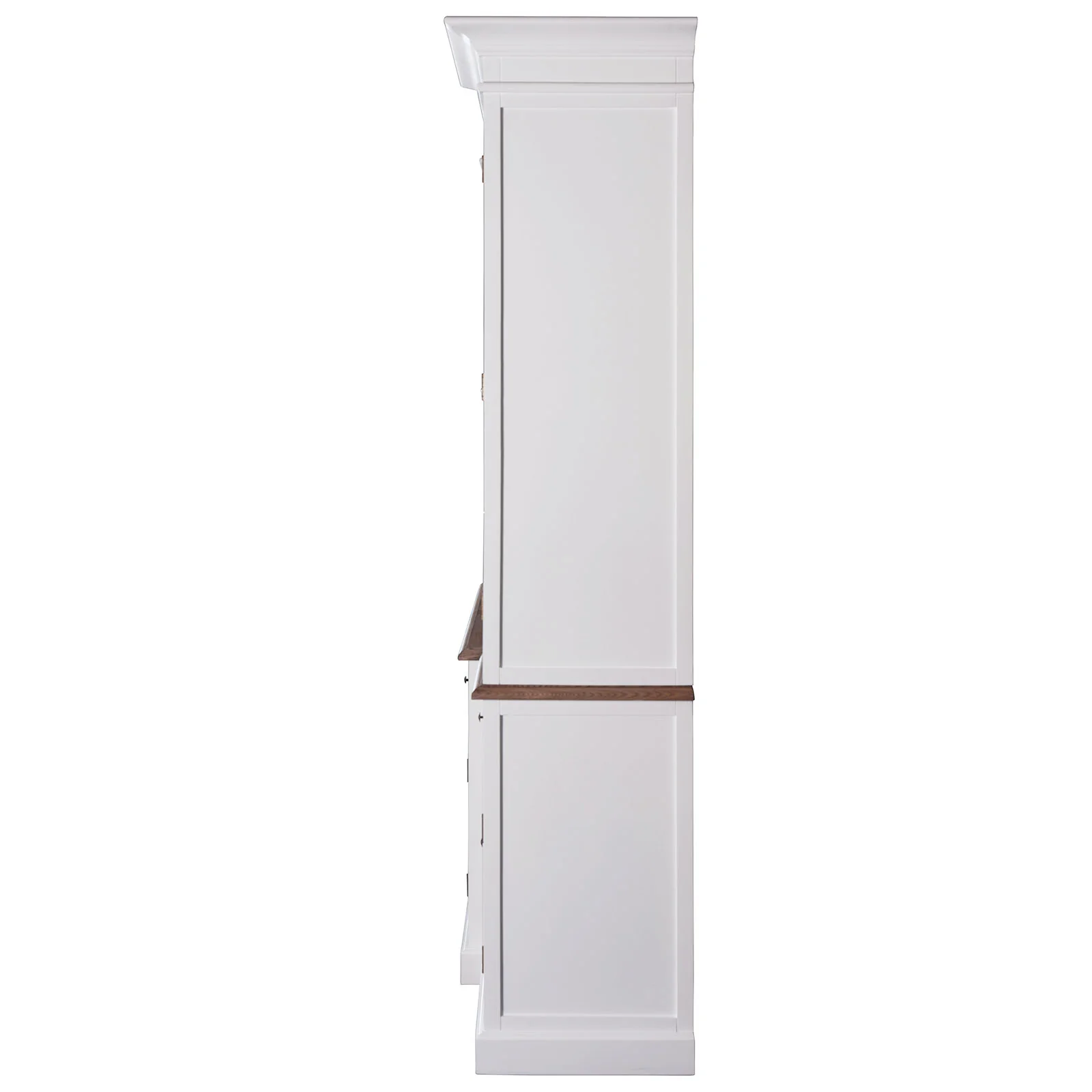 Hamptons Sorrento Buffet Sideboard Glass Hutch Open Bookcase - Image 22