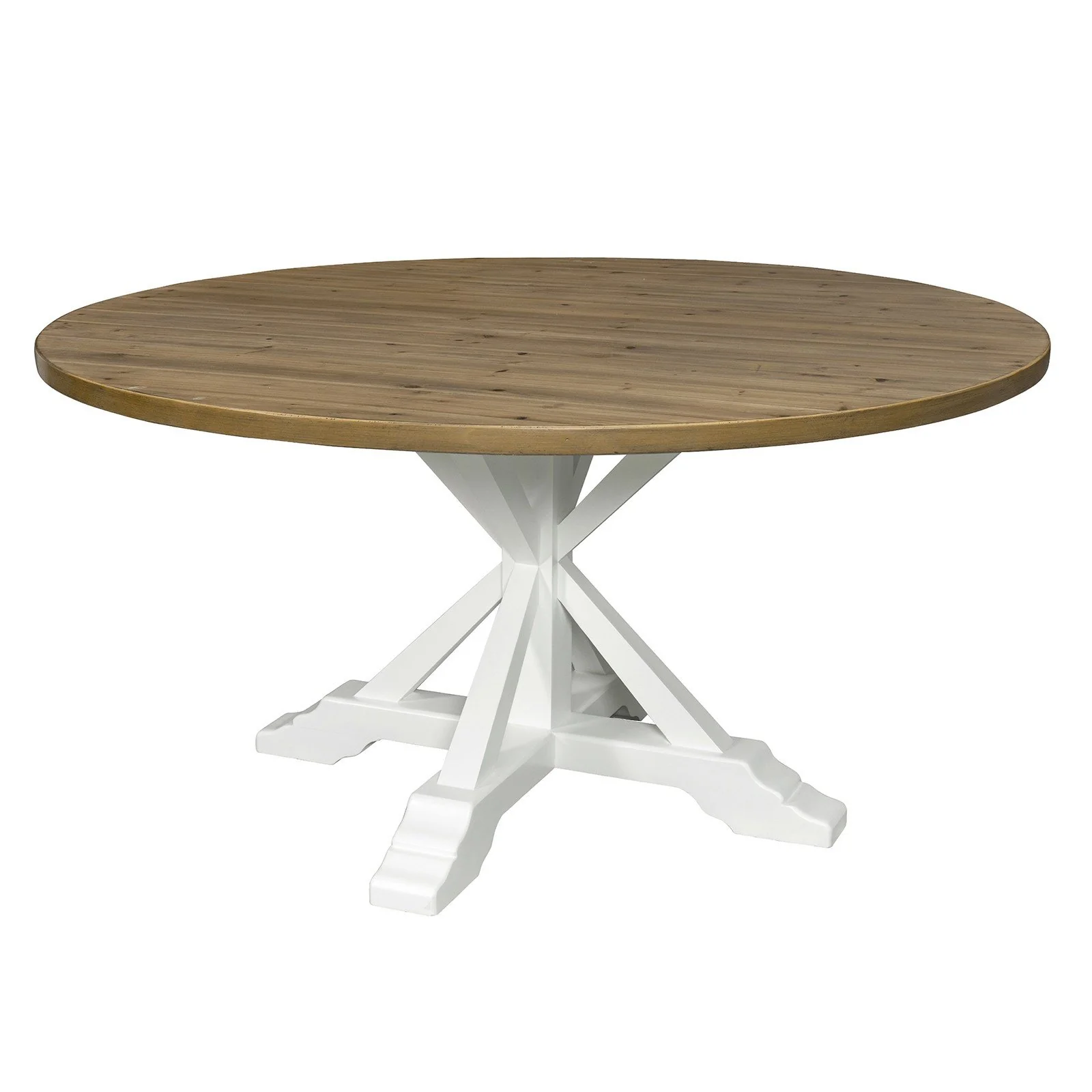Hamptons Sorrento Round Trestle Dining Table - Image 3