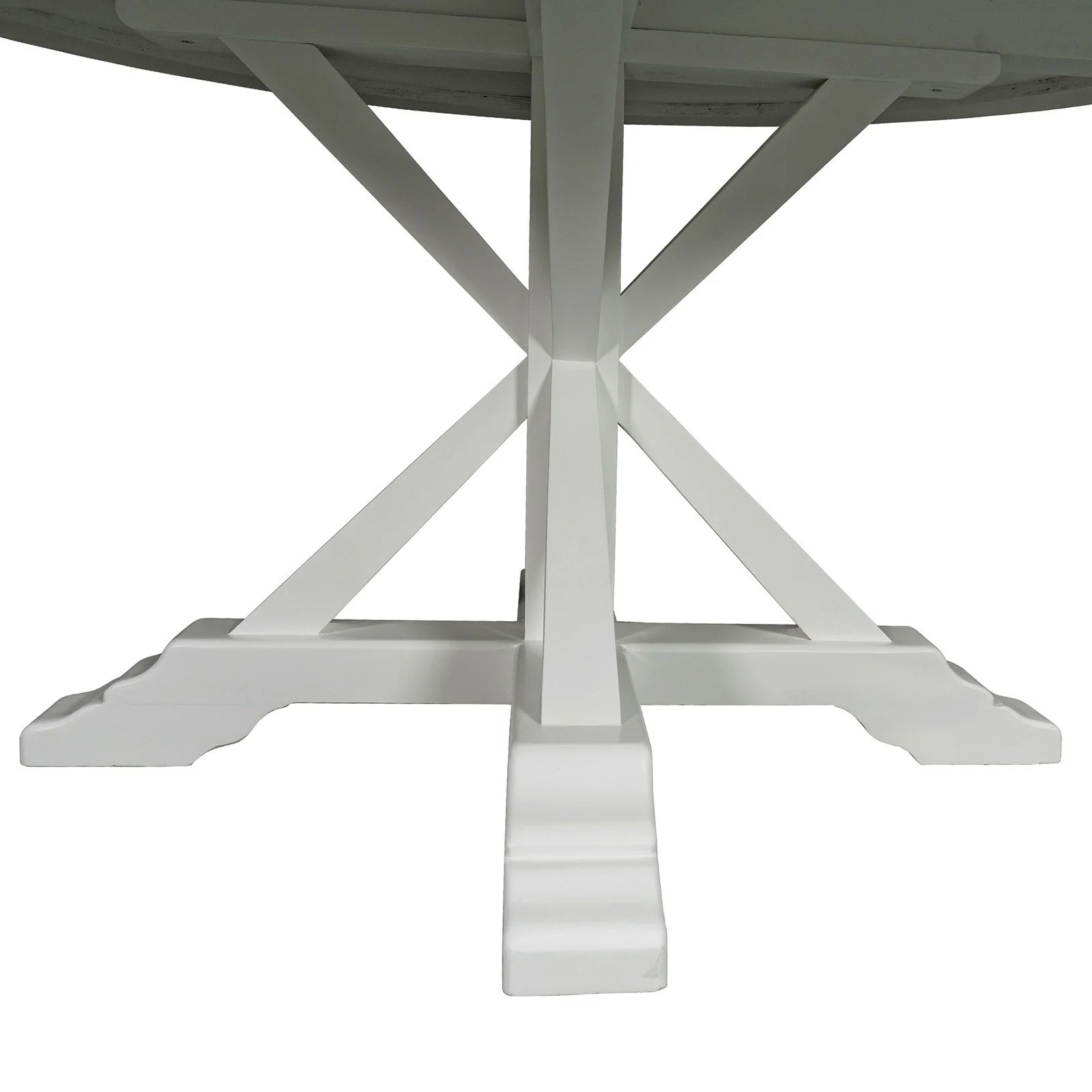 Hamptons Sorrento Round Trestle Dining Table - Image 7