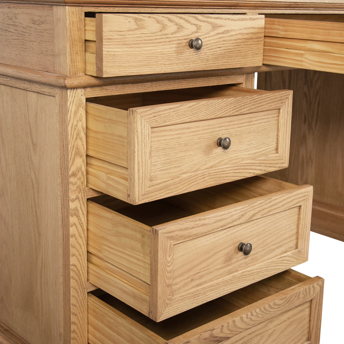 Hamptons Halifax 180cm Timber Executive Desk - Image 11