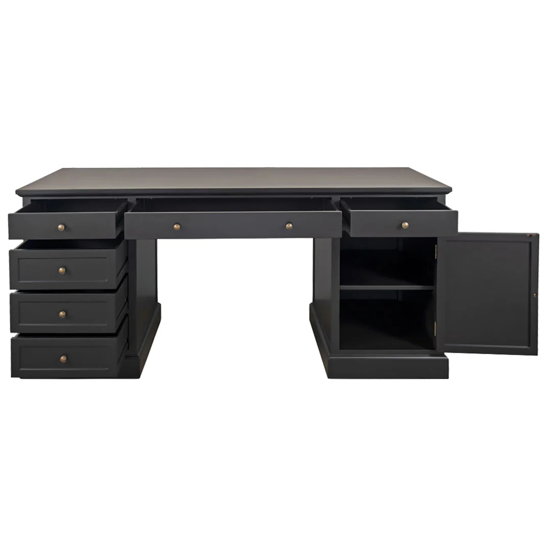 Hamptons Halifax 180cm Timber Executive Desk - Image 19