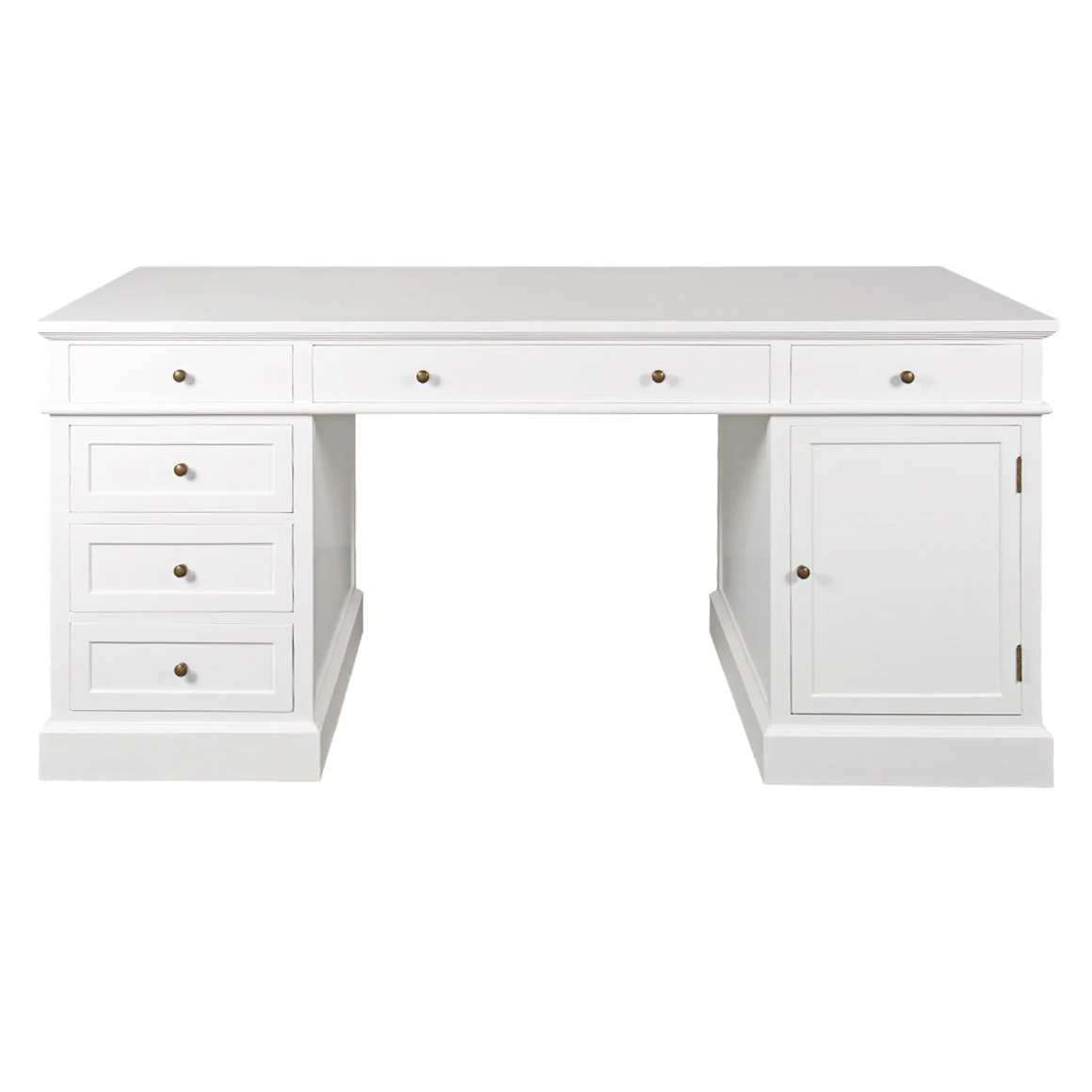 Hamptons Halifax 180cm Timber Executive Desk - Image 27