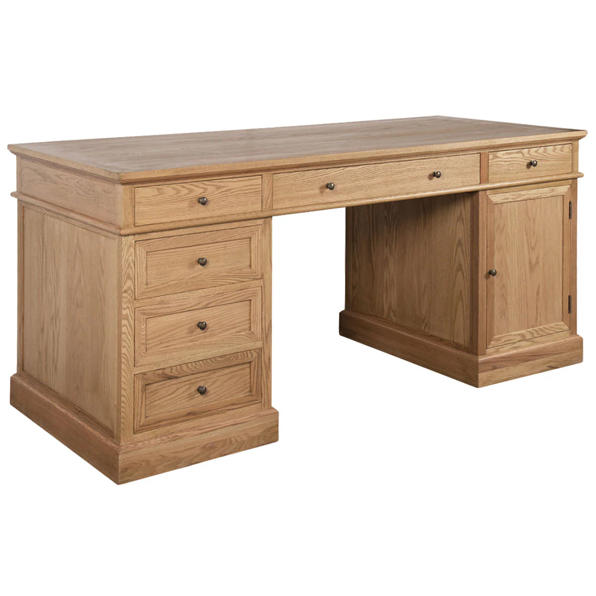 Hamptons Halifax 180cm Timber Executive Desk - Image 3