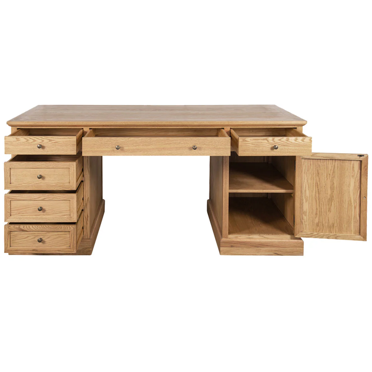 Hamptons Halifax 180cm Timber Executive Desk - Image 7