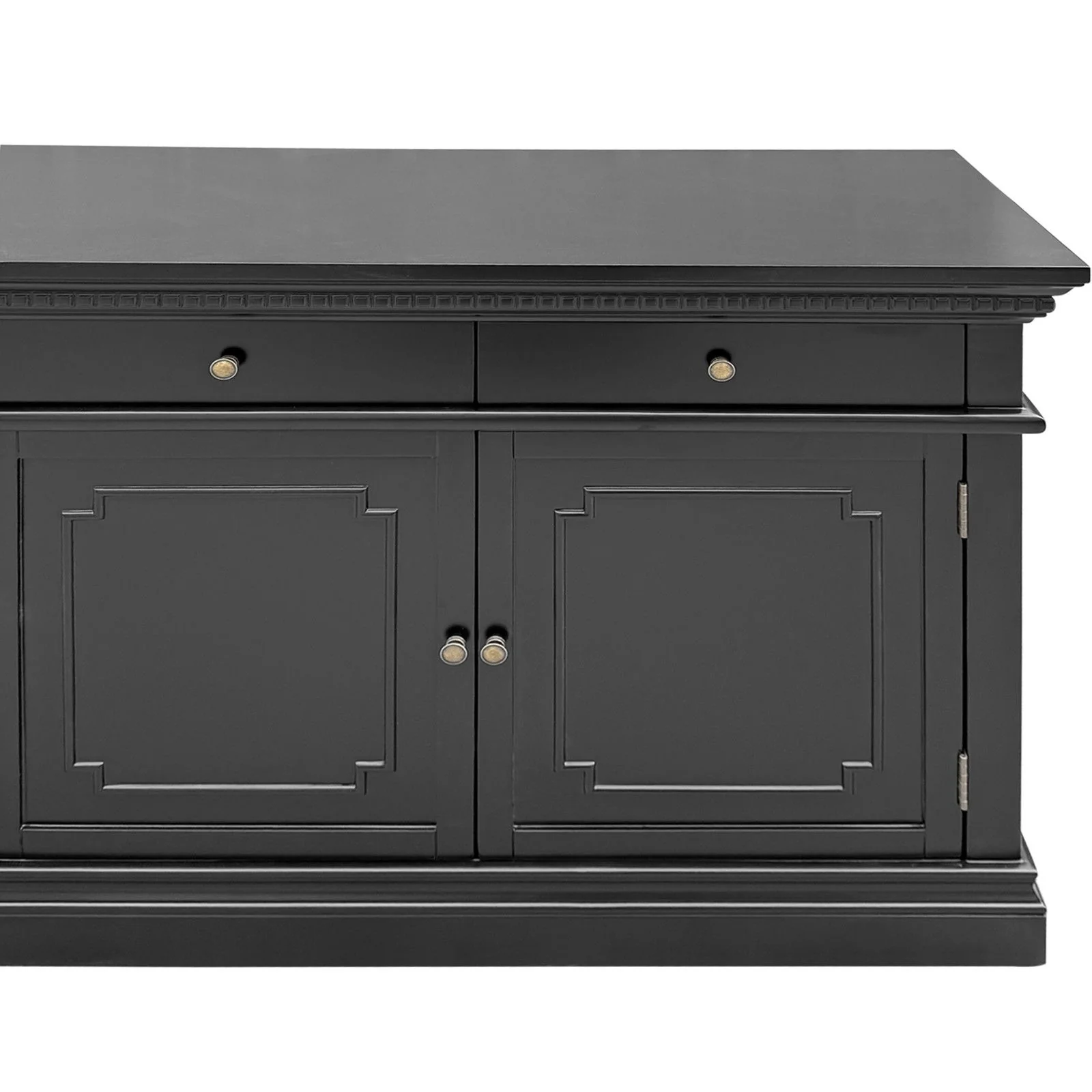 New England Hamptons 4 Drawers 4 Doors Sideboard Buffet & Console Cabinet - Image 26